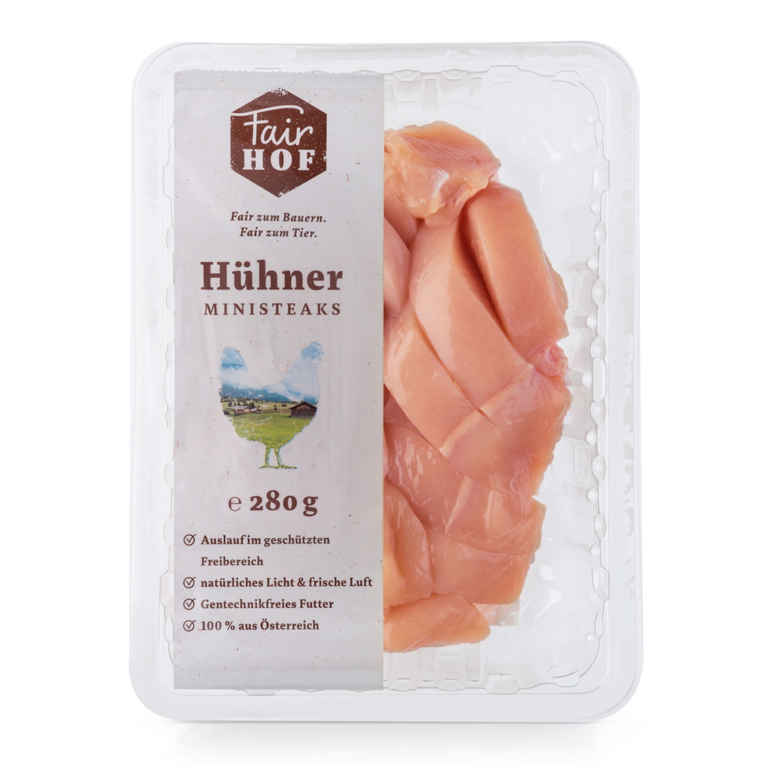 FairHOF Hühnerfleisch-Variation, Ministeaks