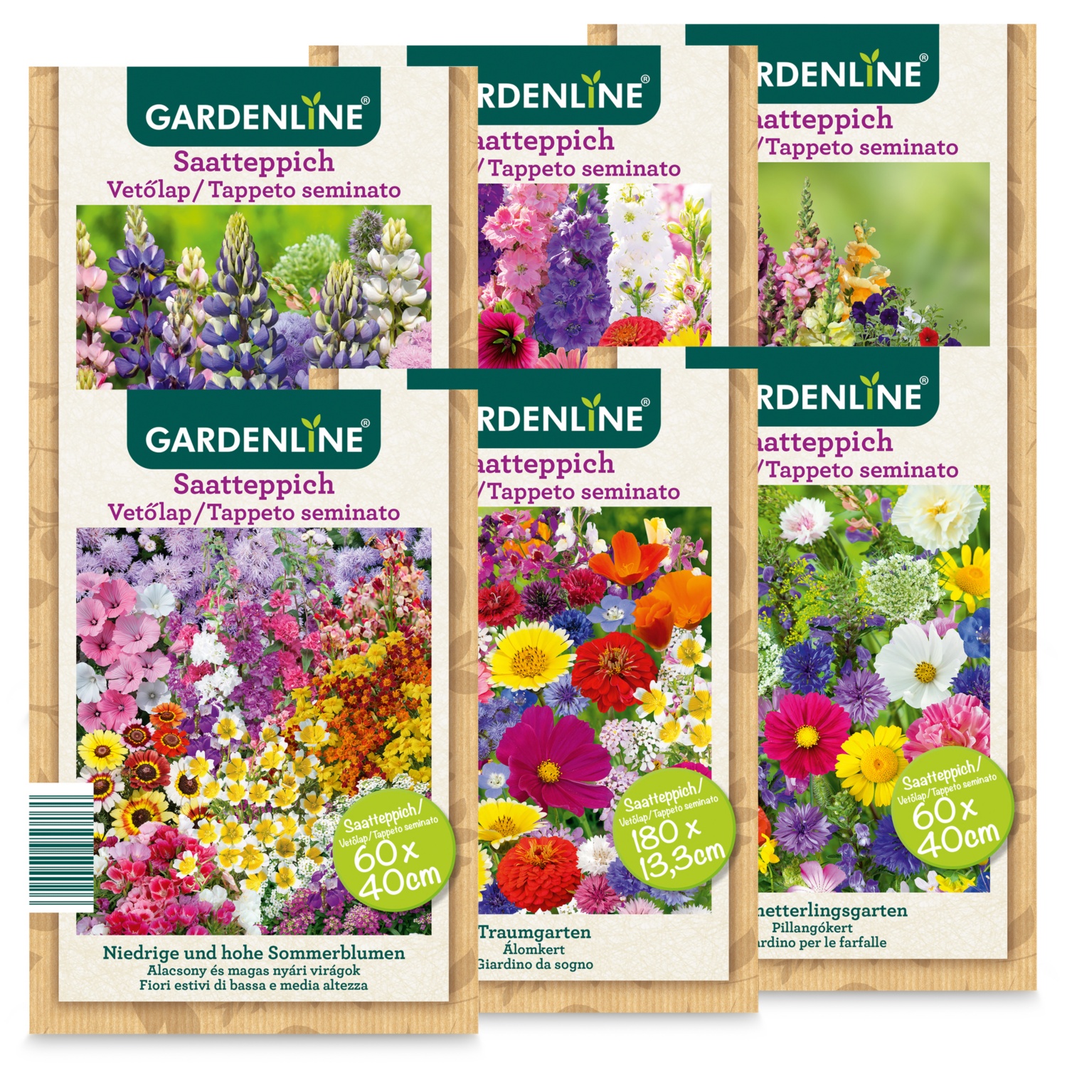 Saatteppich Sommerblumen