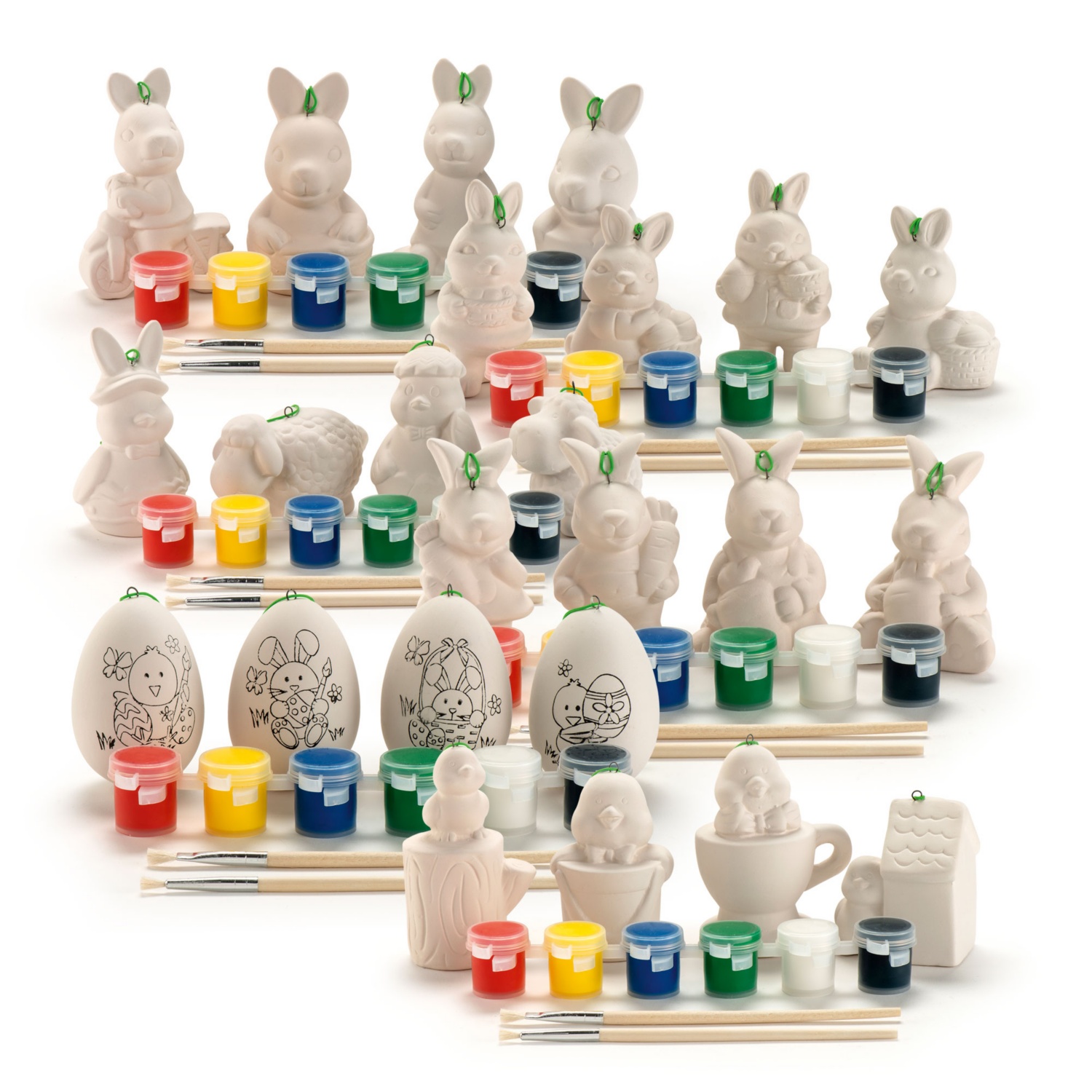 Osterfiguren zum bemalen