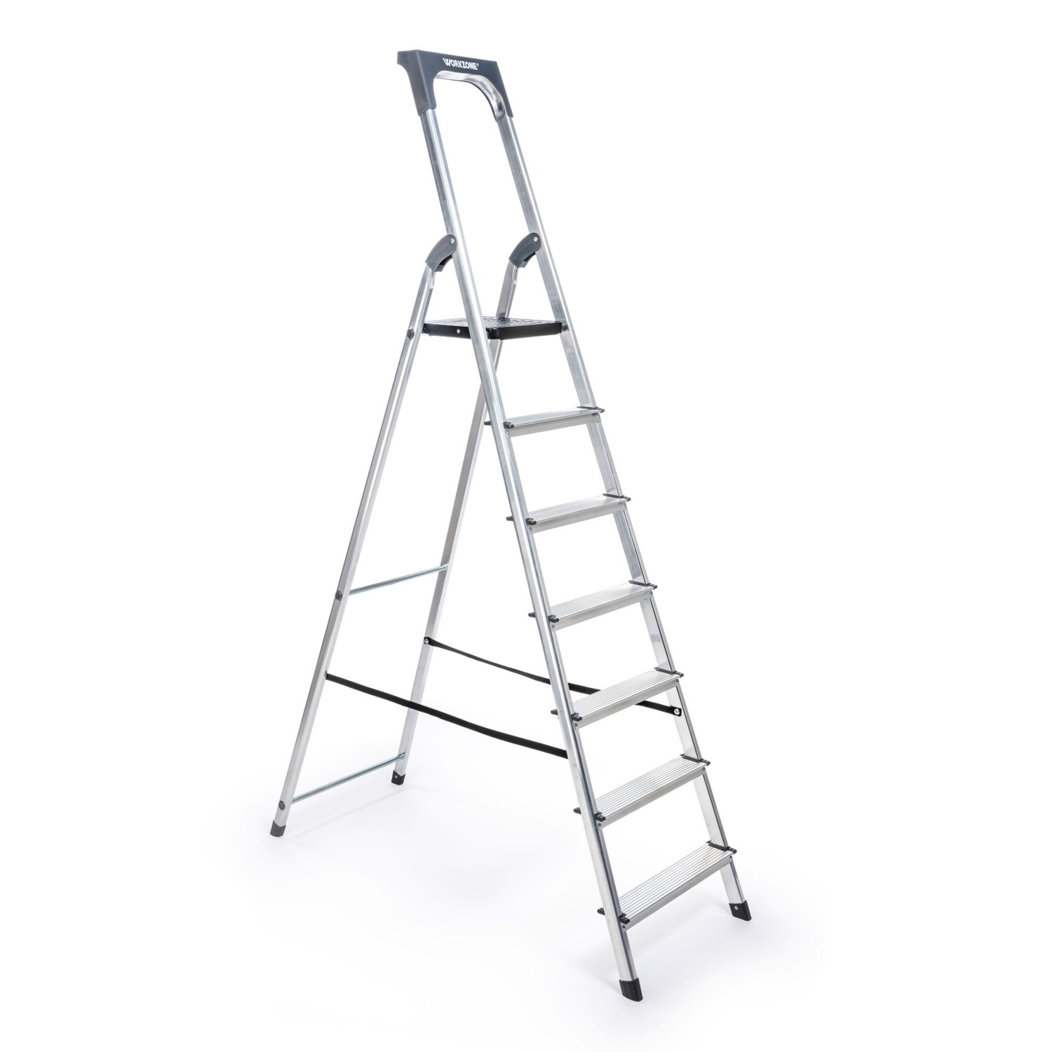 WORKZONE Alu Leiter, 7-stufig