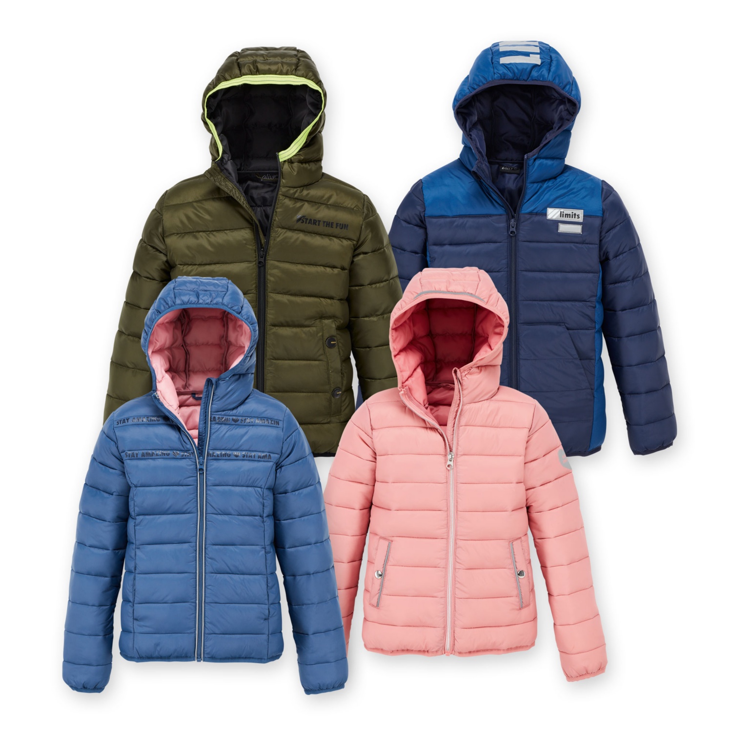 ALIVE Kinder-Leichtsteppjacke