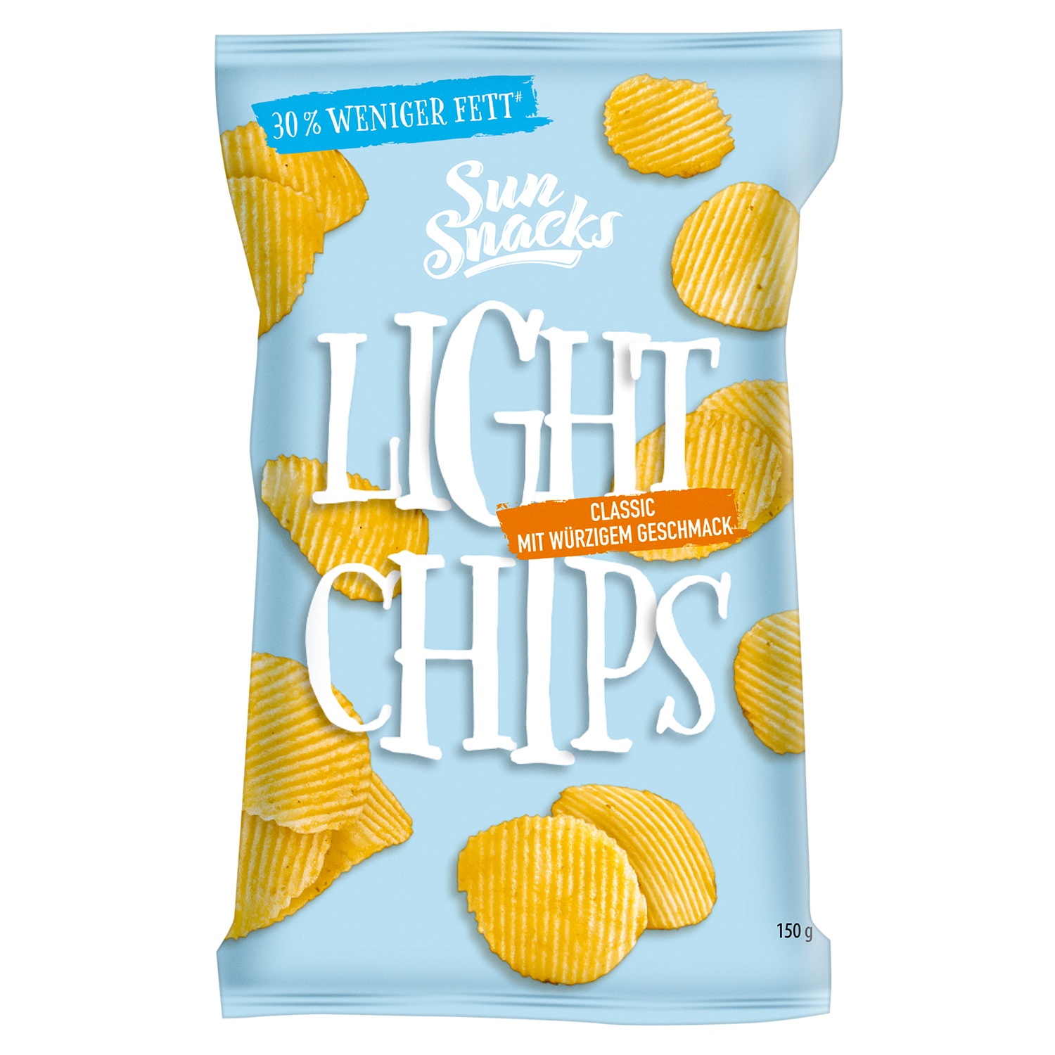 SUN SNACKS Light-Chips 150 g