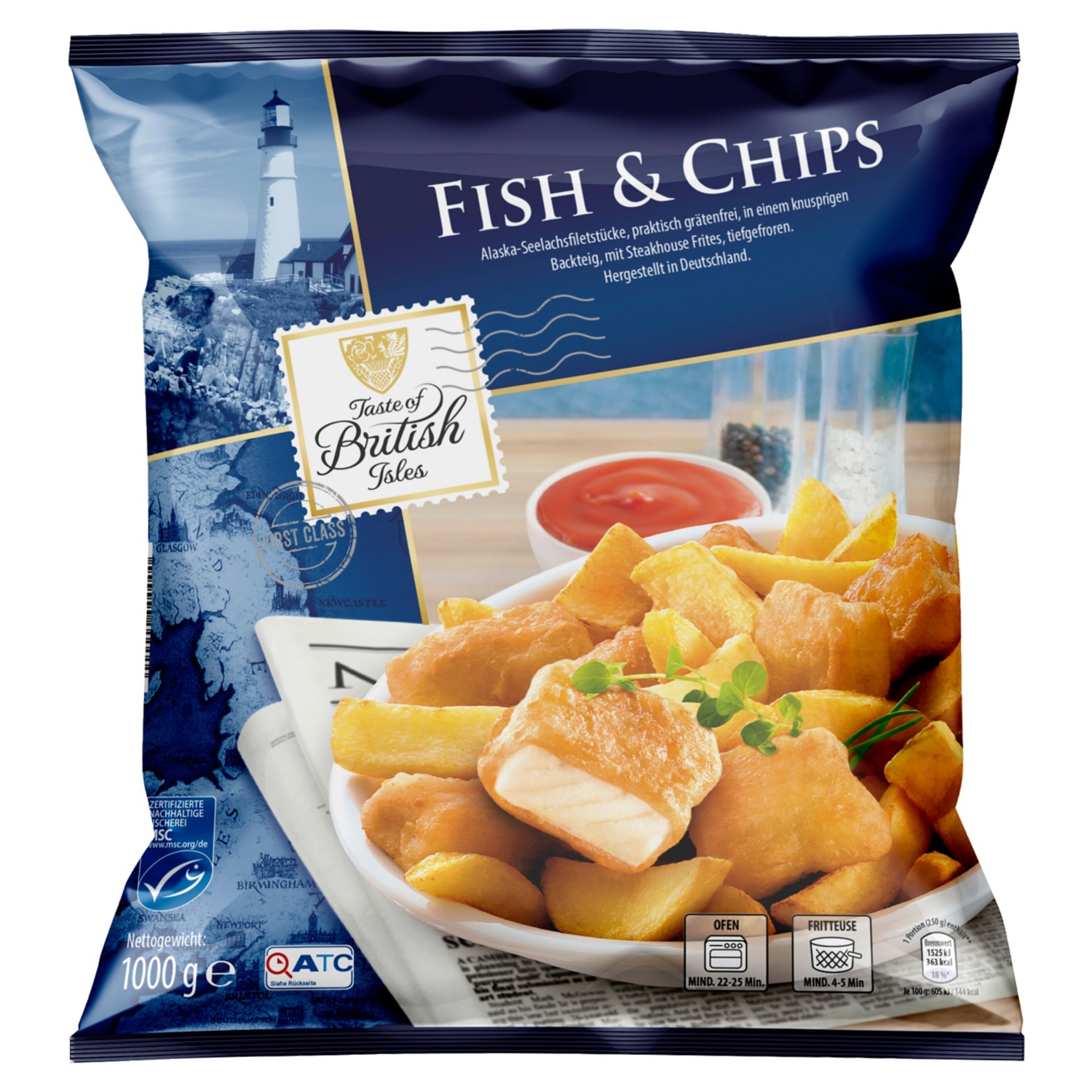 Taste of British Isles Fish & Chips 1 kg