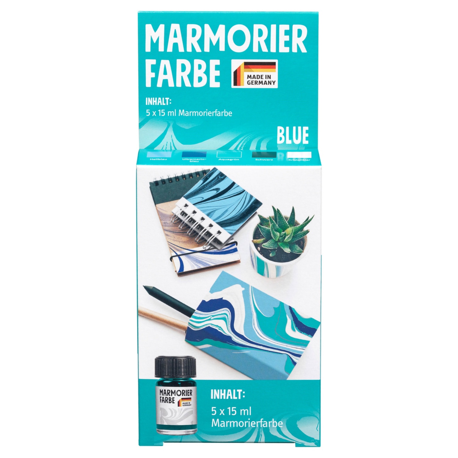 Marmorier-Farben-Set