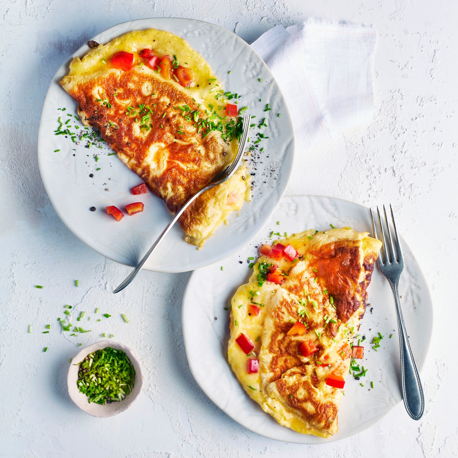 Omelett mit Paprika und Käse | ALDI Rezeptwelt