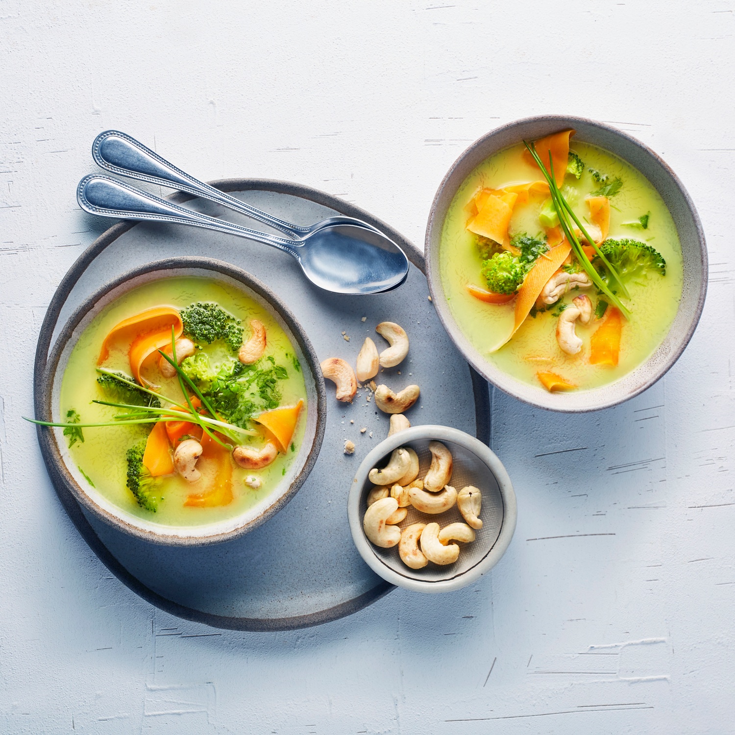 Brokkoli-Curry-Suppe