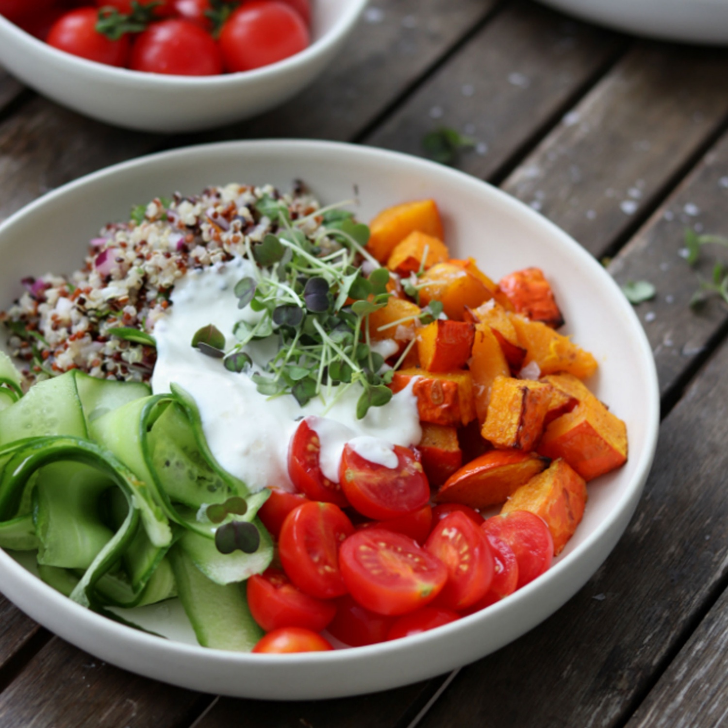 Quinoa Bowl mit Kürbis Rezept | HOFER Rezeptwelt