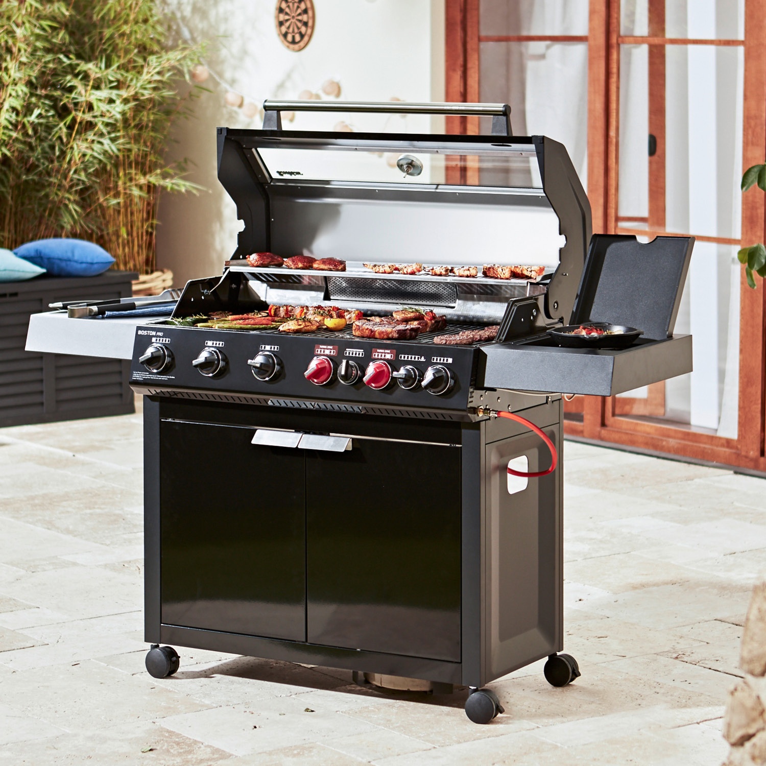 ALDI Pro Gasgrill | 6 SIKR SÜD Boston Black II TURBO Enders®