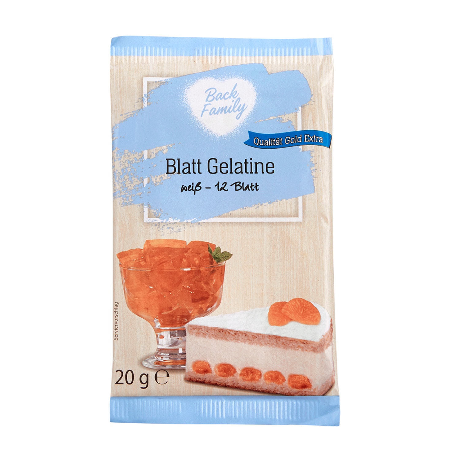 BACK FAMILY Gelatine 20 g