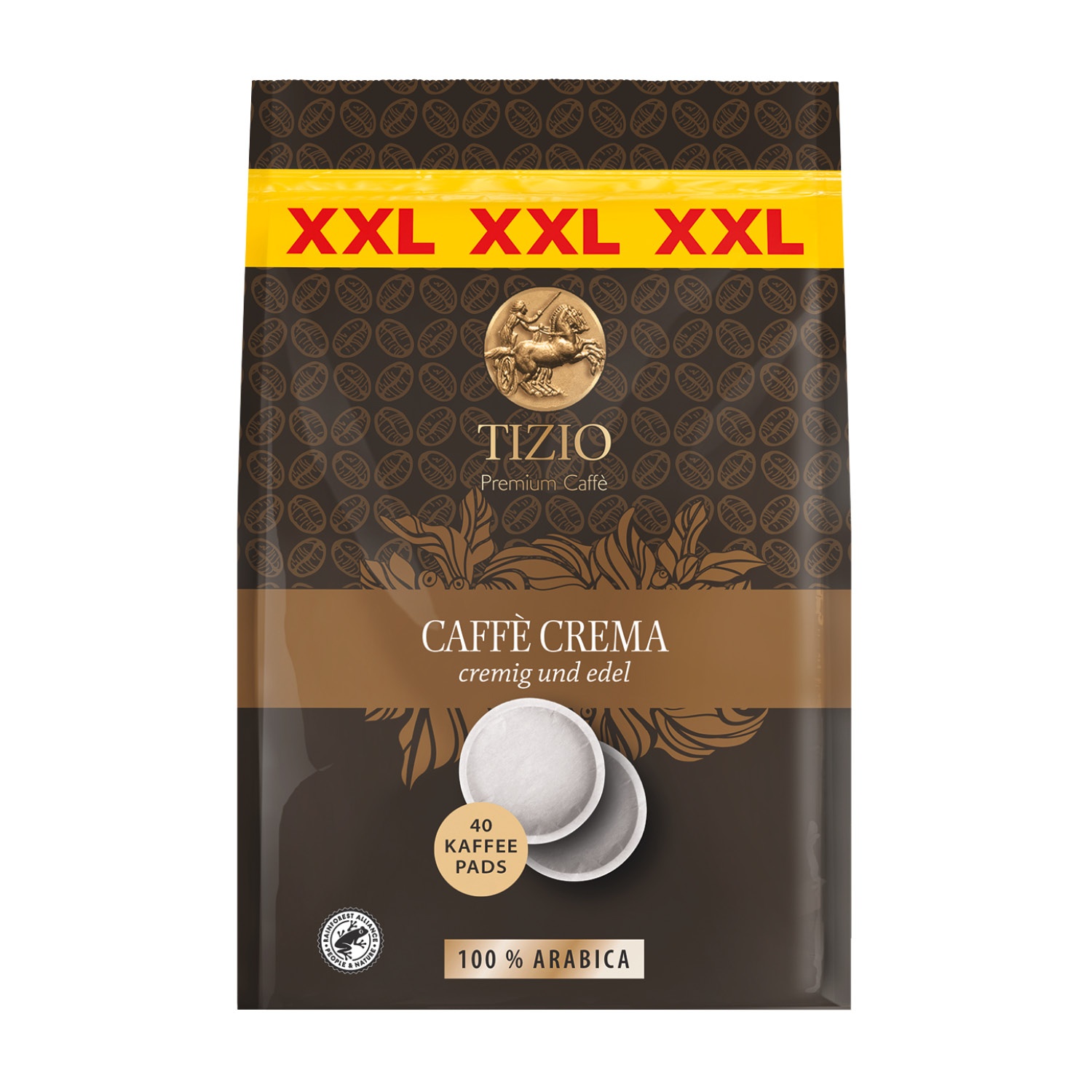 TIZIO Kaffee-Pads Caffè Crema 288 g