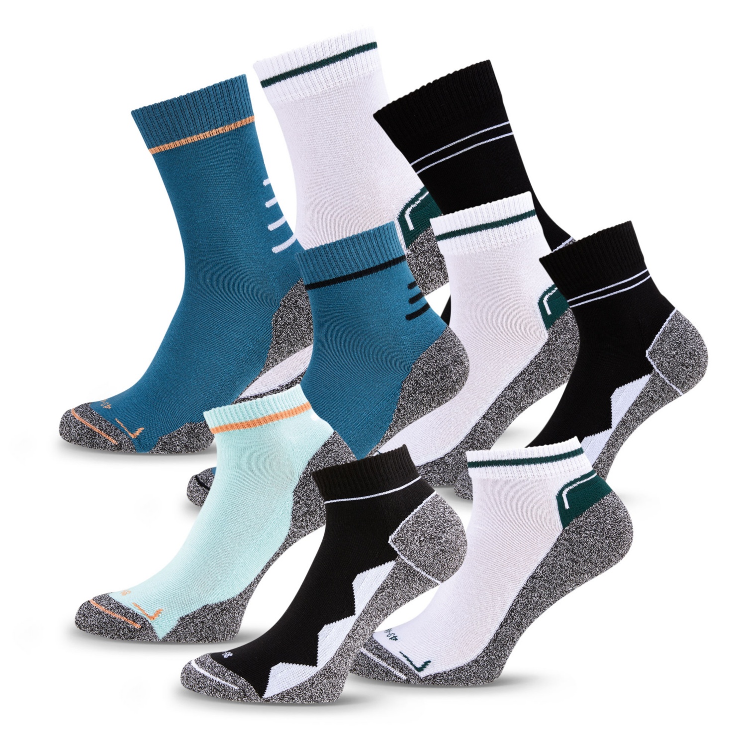 HEAD Crew Socken 12 Paar Sportsocken - Baumwoll-Mix Für Herren & Damen