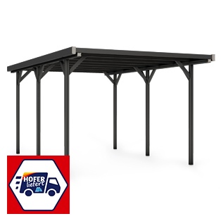 Alu Carport anthrazit