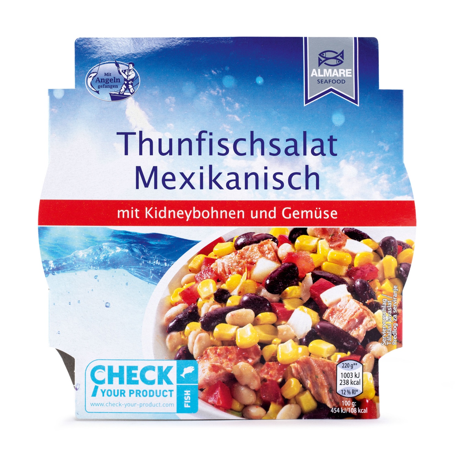 ALMARE SEAFOOD Gemüse-Thunfischsalat, Mexikanisch