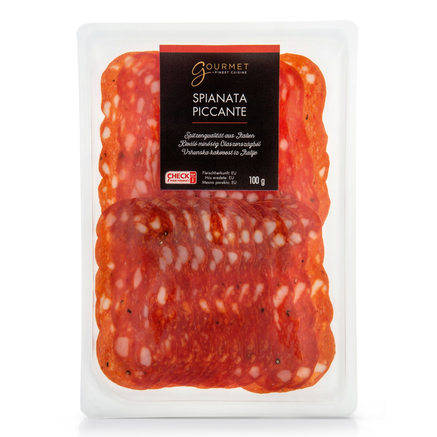 GOURMET Italienische Salamispezialität, Salami Spianata piccante