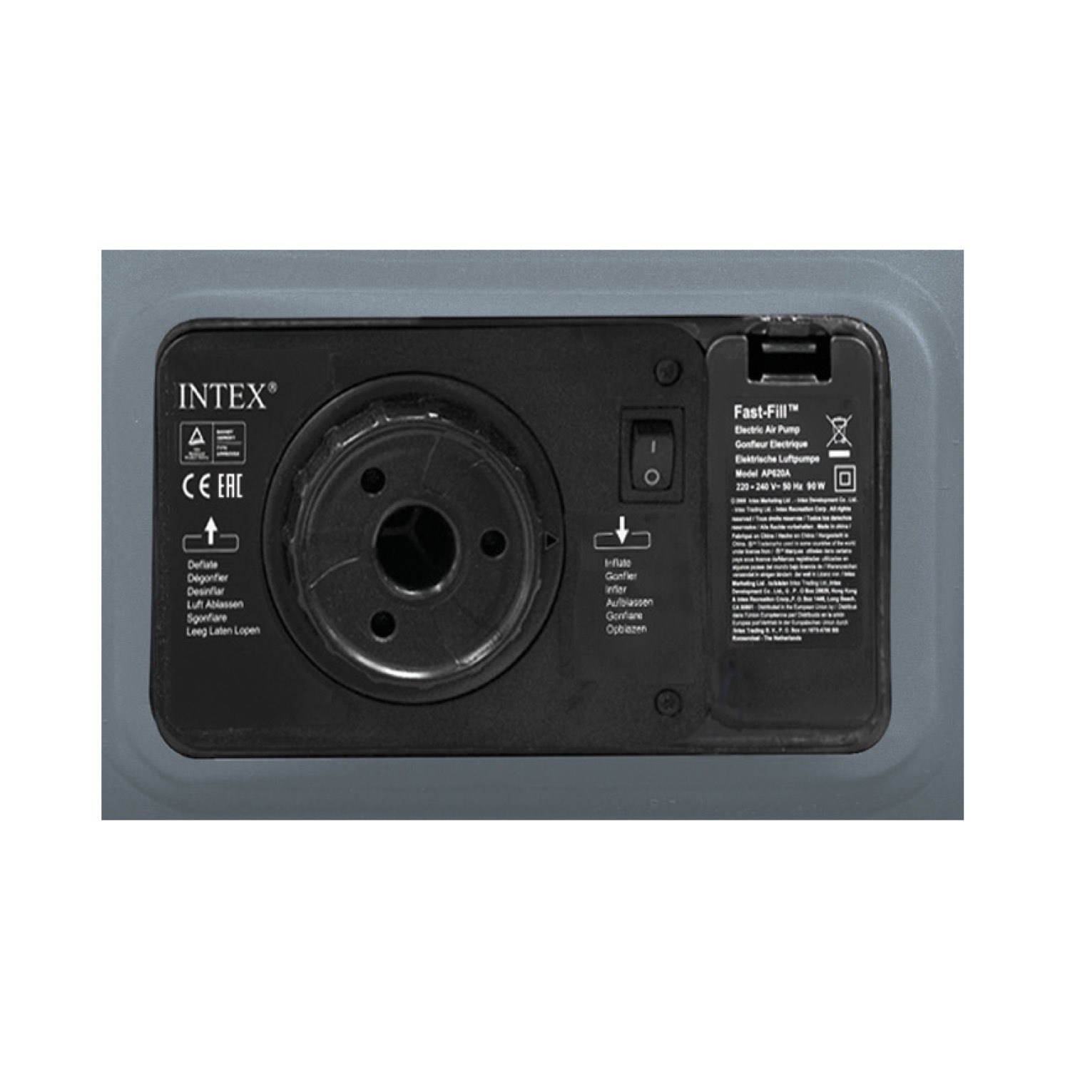 INTEX® Luftbett mit eingebauter Pumpe