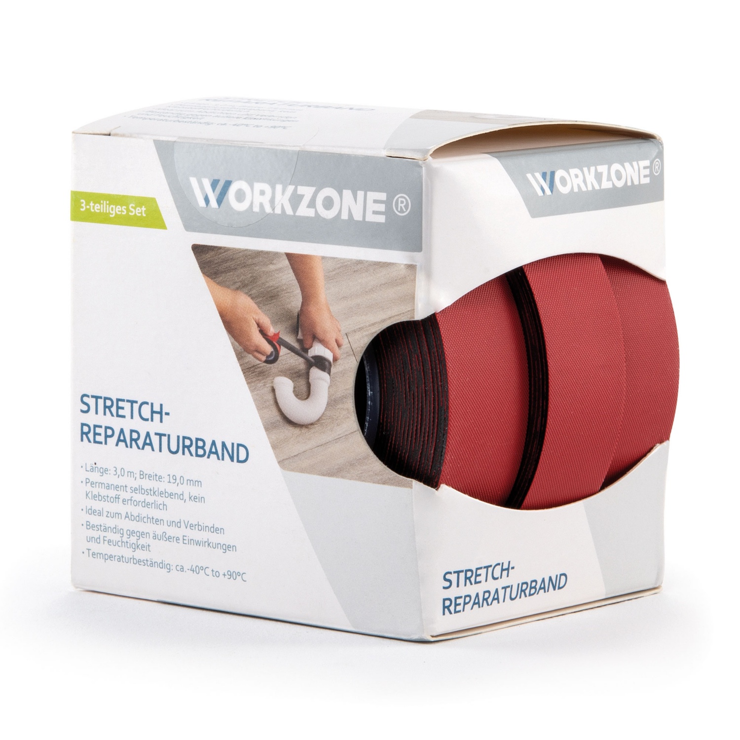 WORKZONE Stretch Reparaturband, 3er Set