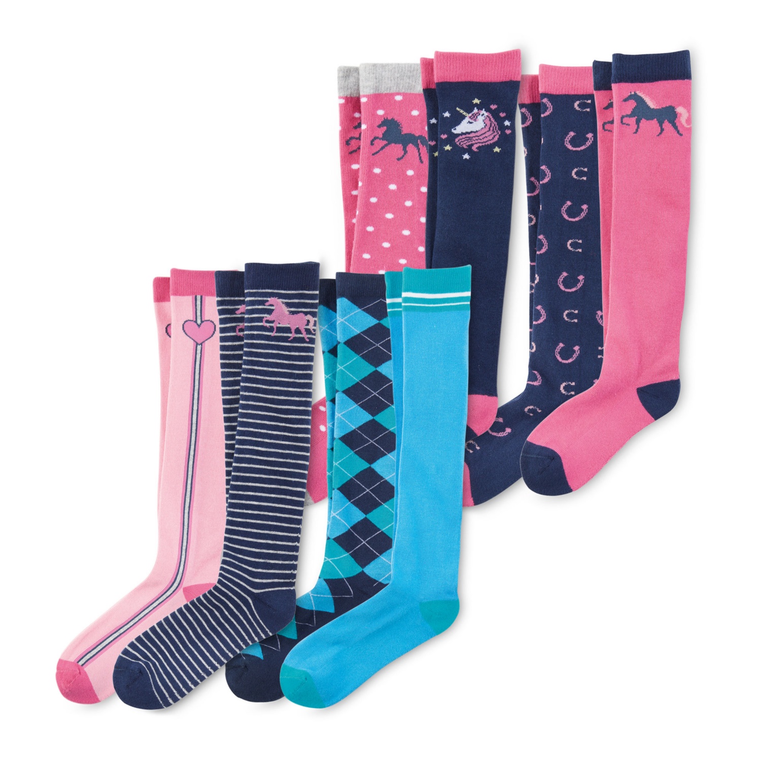 CRANE Kinder-Reitsocken, Doppelpkg.