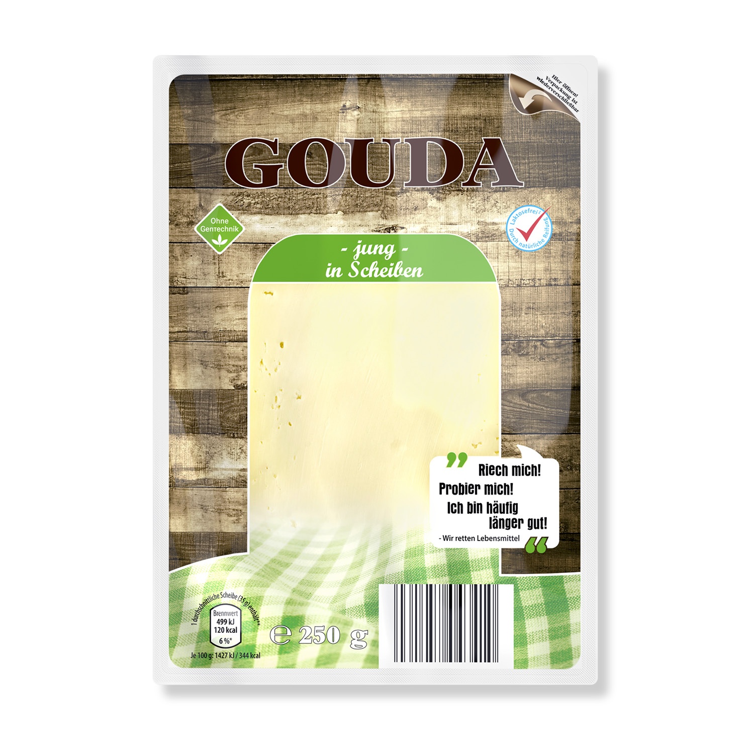 Meine Käsetheke Gouda jung 250 g | ALDI SÜD