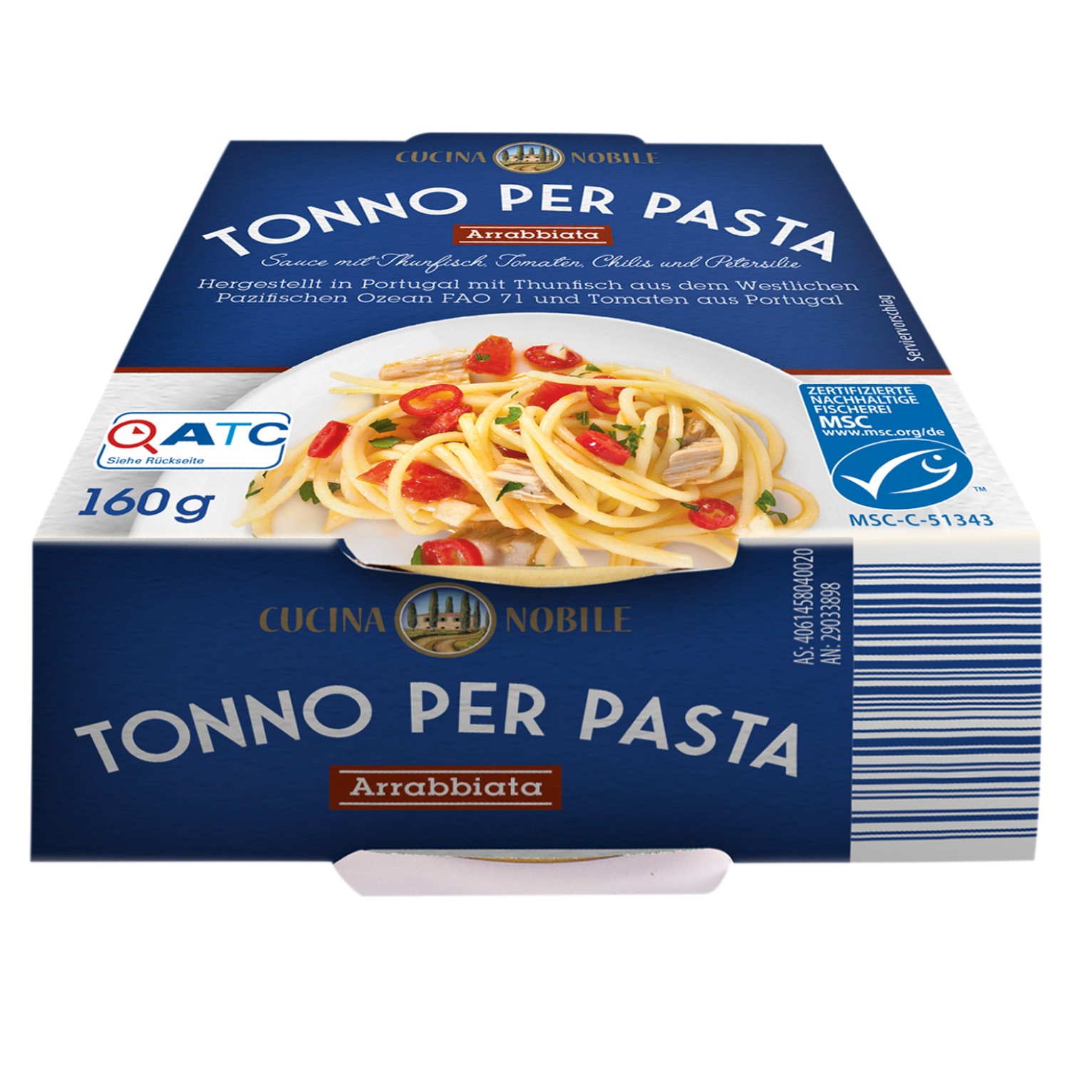 CUCINA NOBILE Tonno per Pasta 160 g