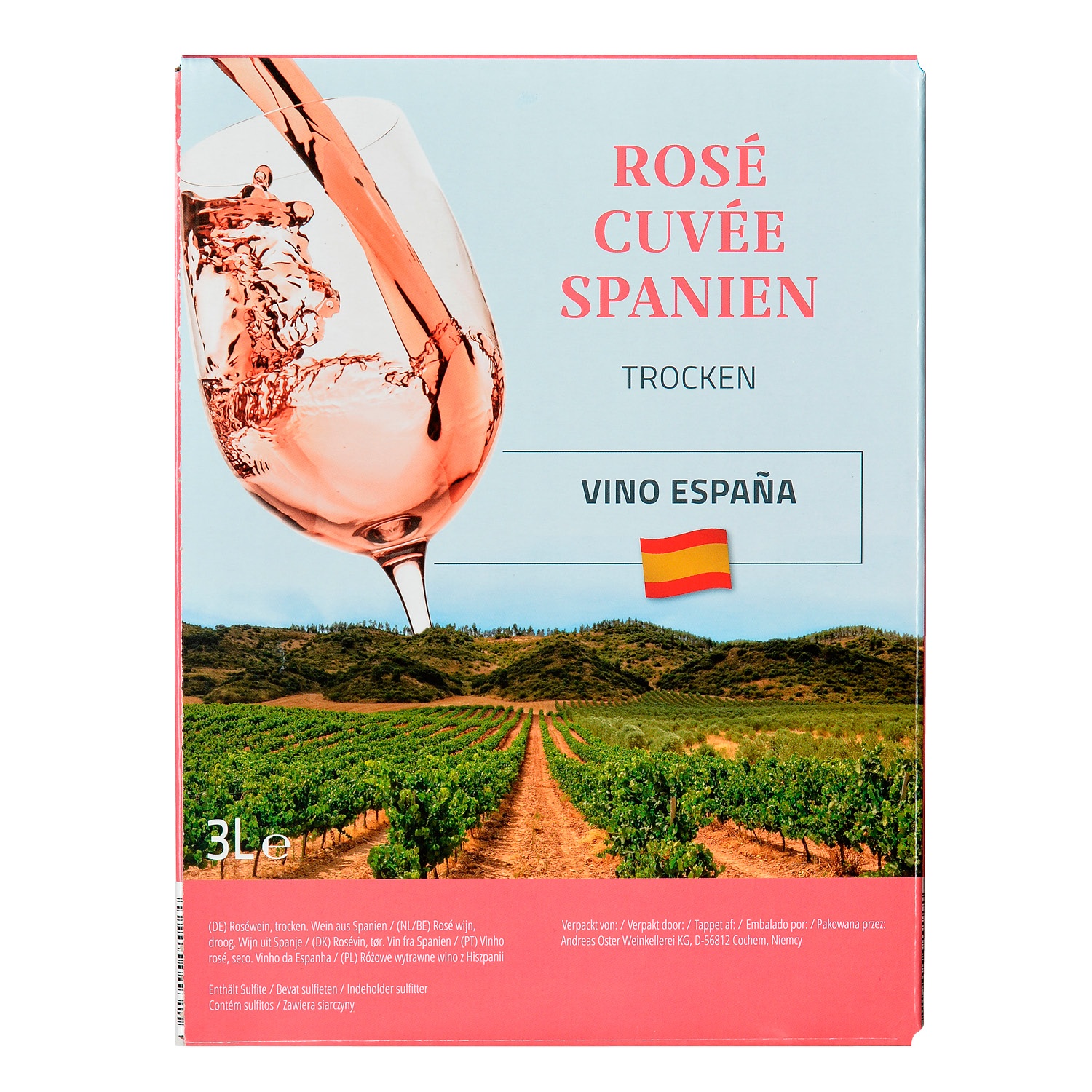 Bag in Box Rosé Cuvée Vino de España 3 l