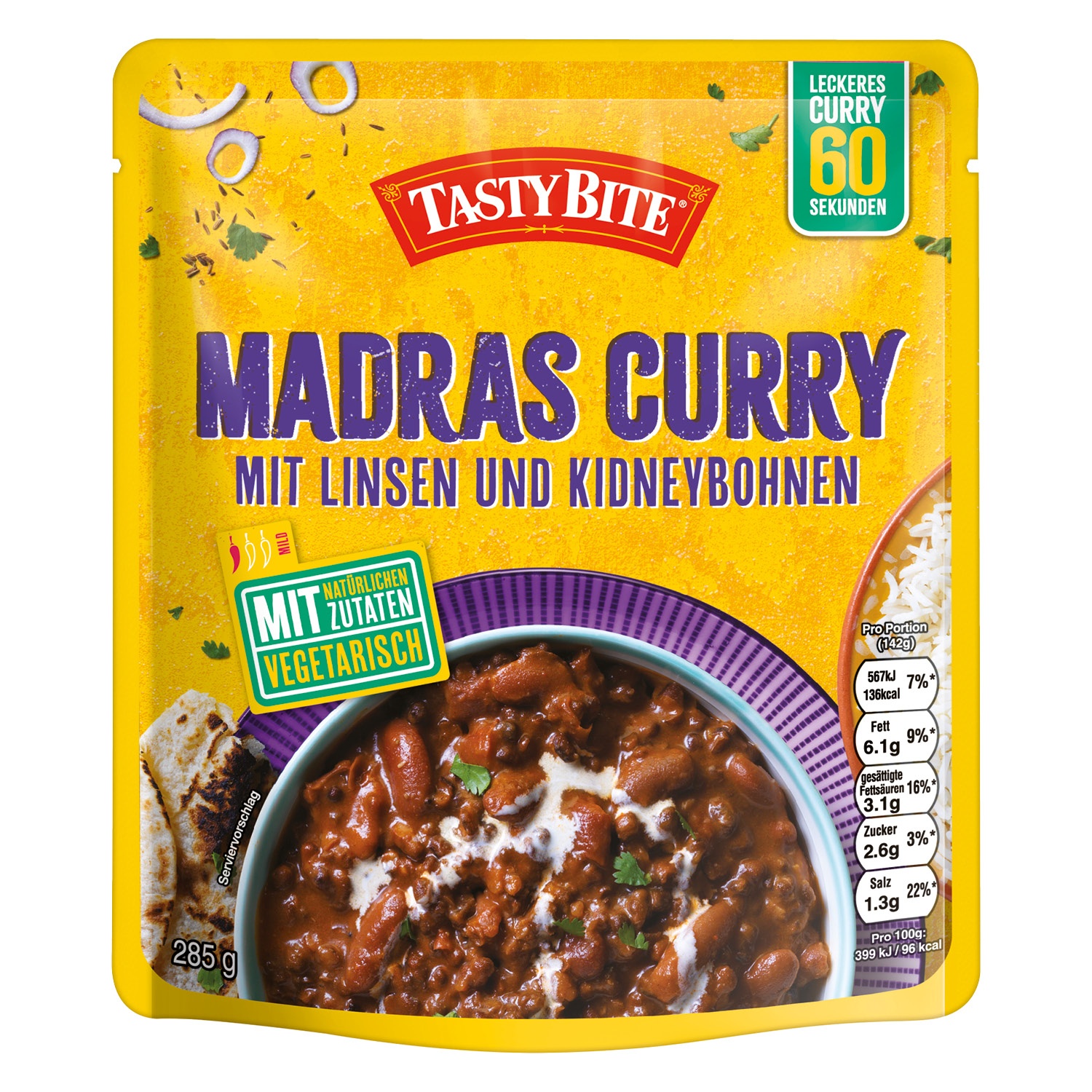 Tasty Bite® Vegetarisches Curry 285 g