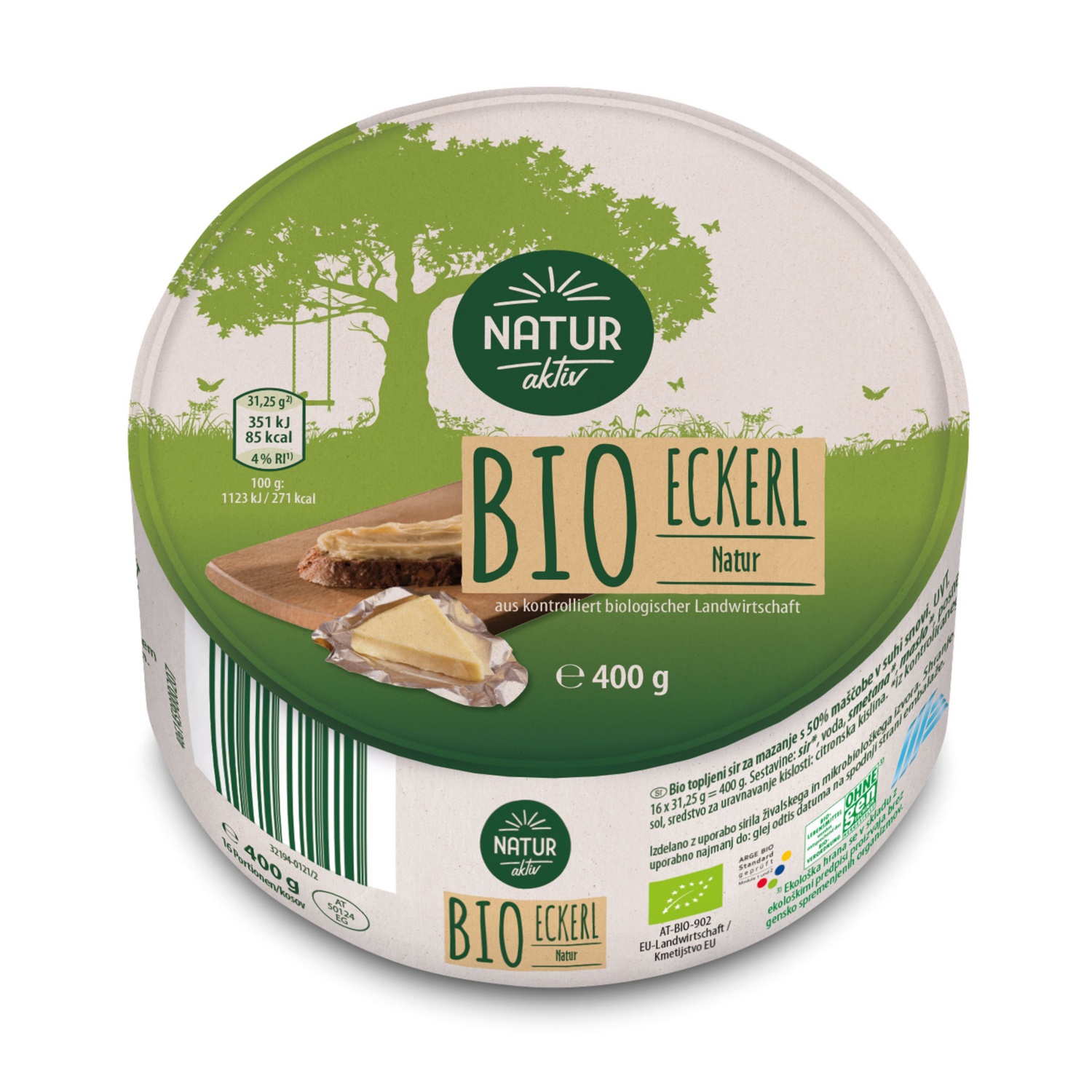 NATUR AKTIV BIO-Schmelzkäseecken