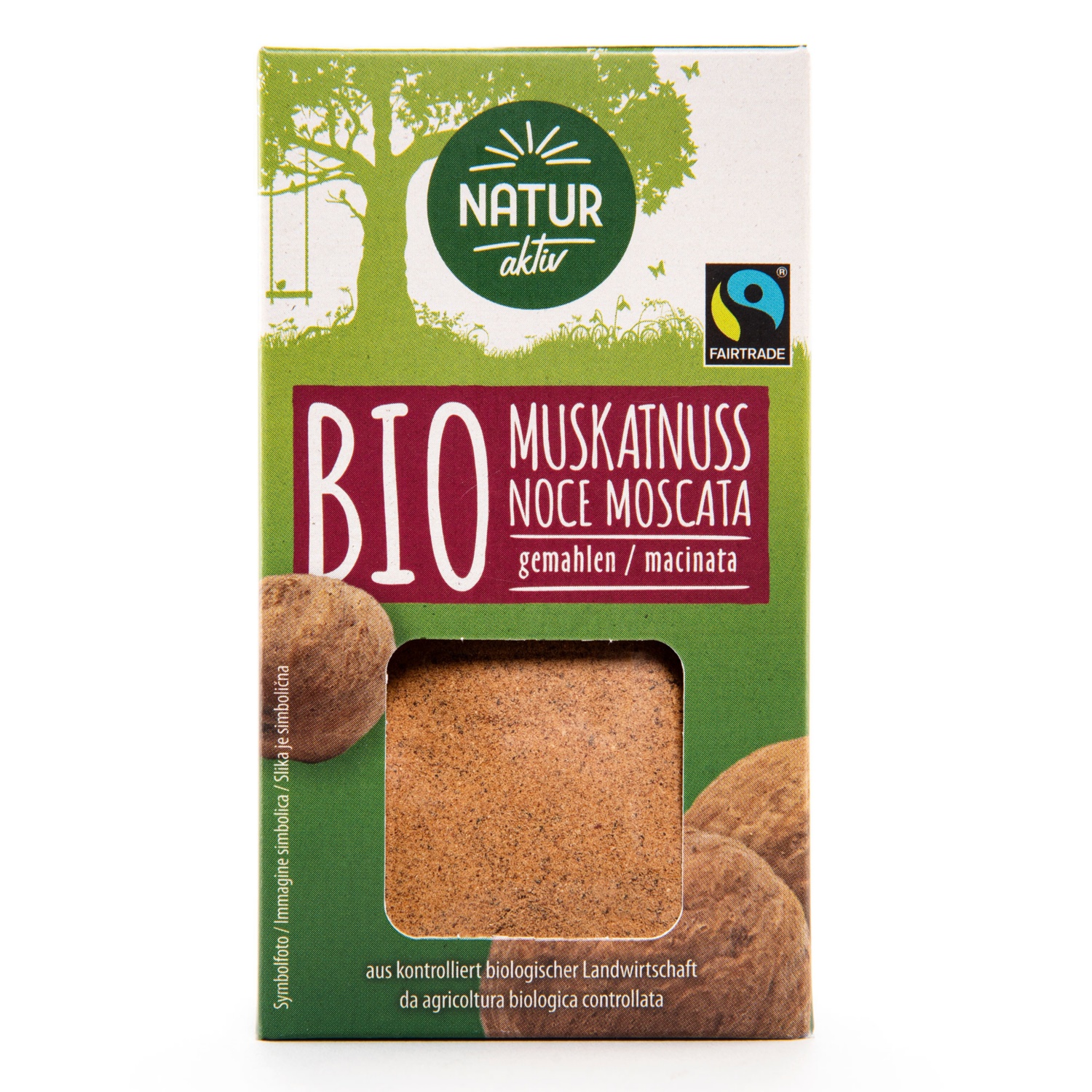 NATUR AKTIV BIO-FAIRTRADE-Gewürze, Muskatnuss gemahlen