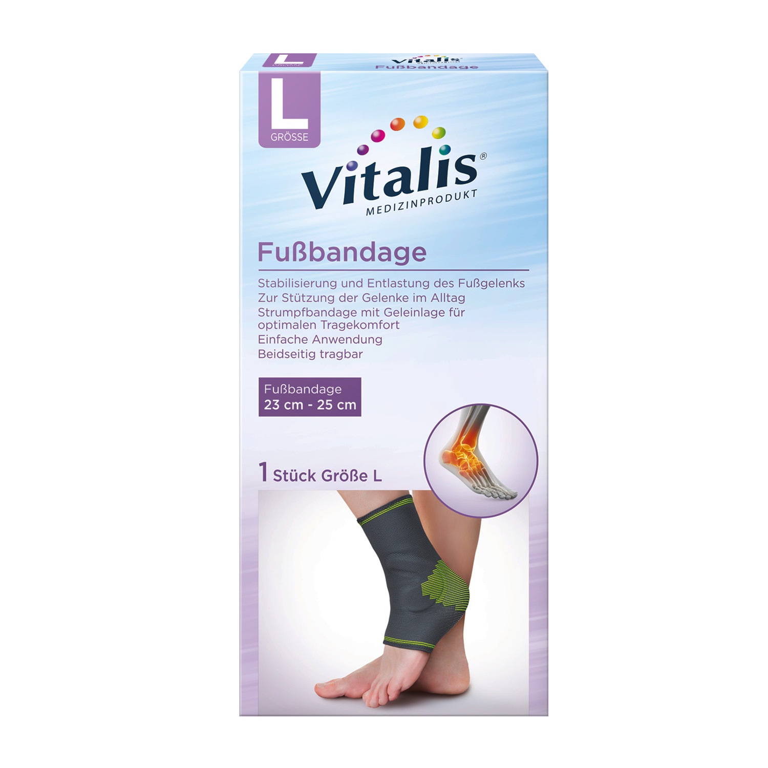 Vitalis® Hand- oder Fußgelenkbandage