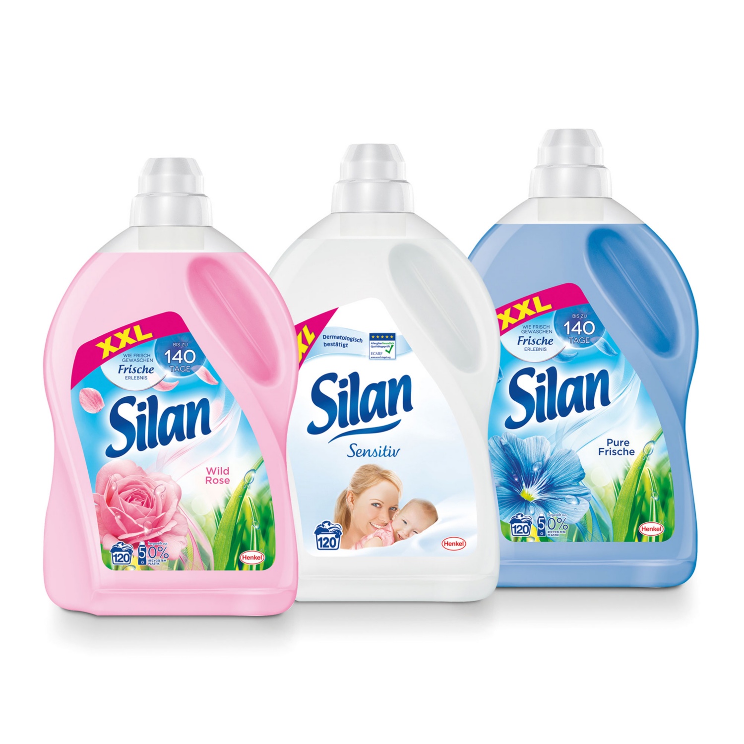 SILAN Weichspüler, 120 Waschgänge