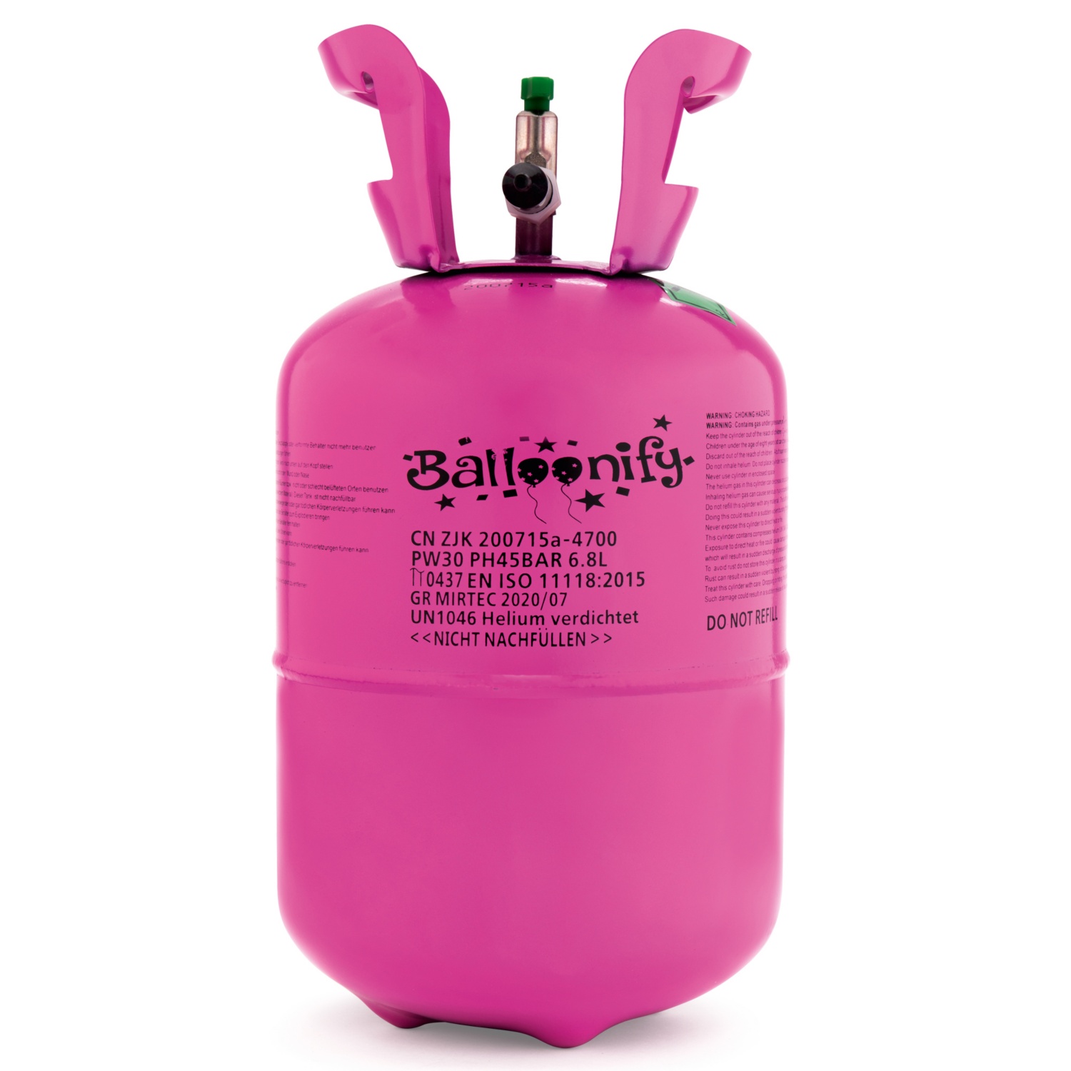BALLOONIFY Helium-Ballongas