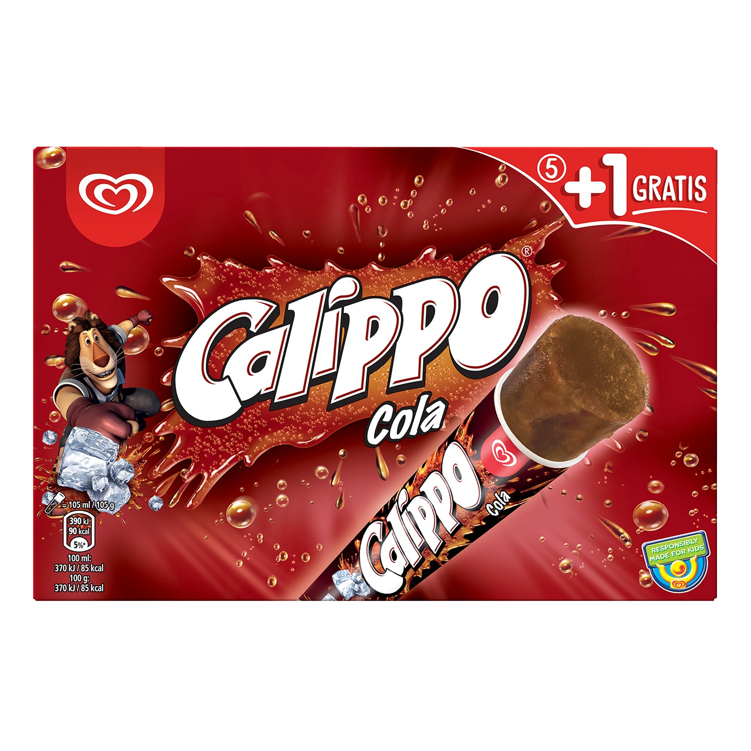 Calippo Cola 5 + 1 gratis 630 ml