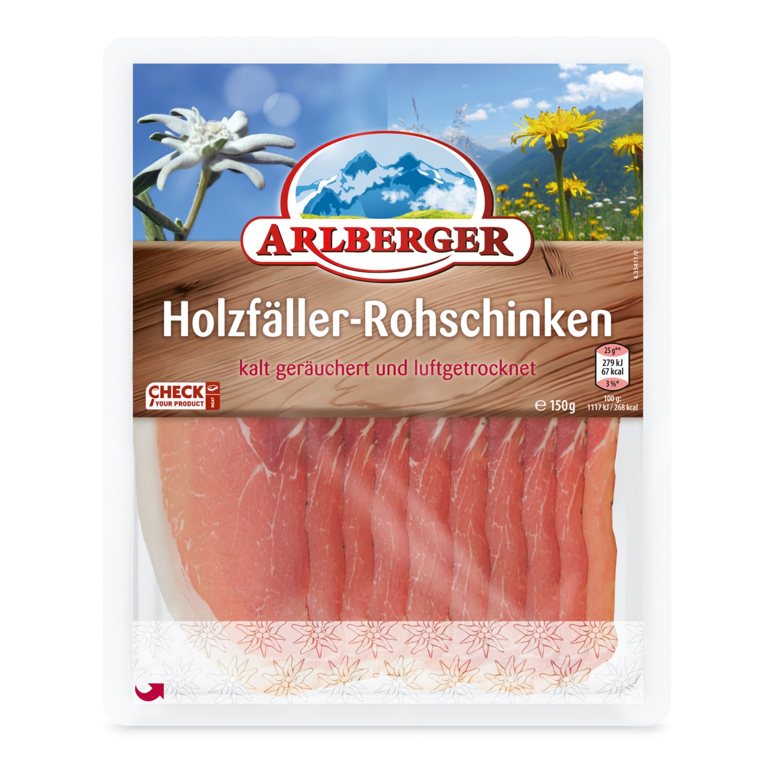 ARLBERGER Holzfäller-Schinkenspeck