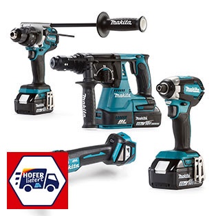 MAKTIA Akku-Geräteset DLX4104TJ1