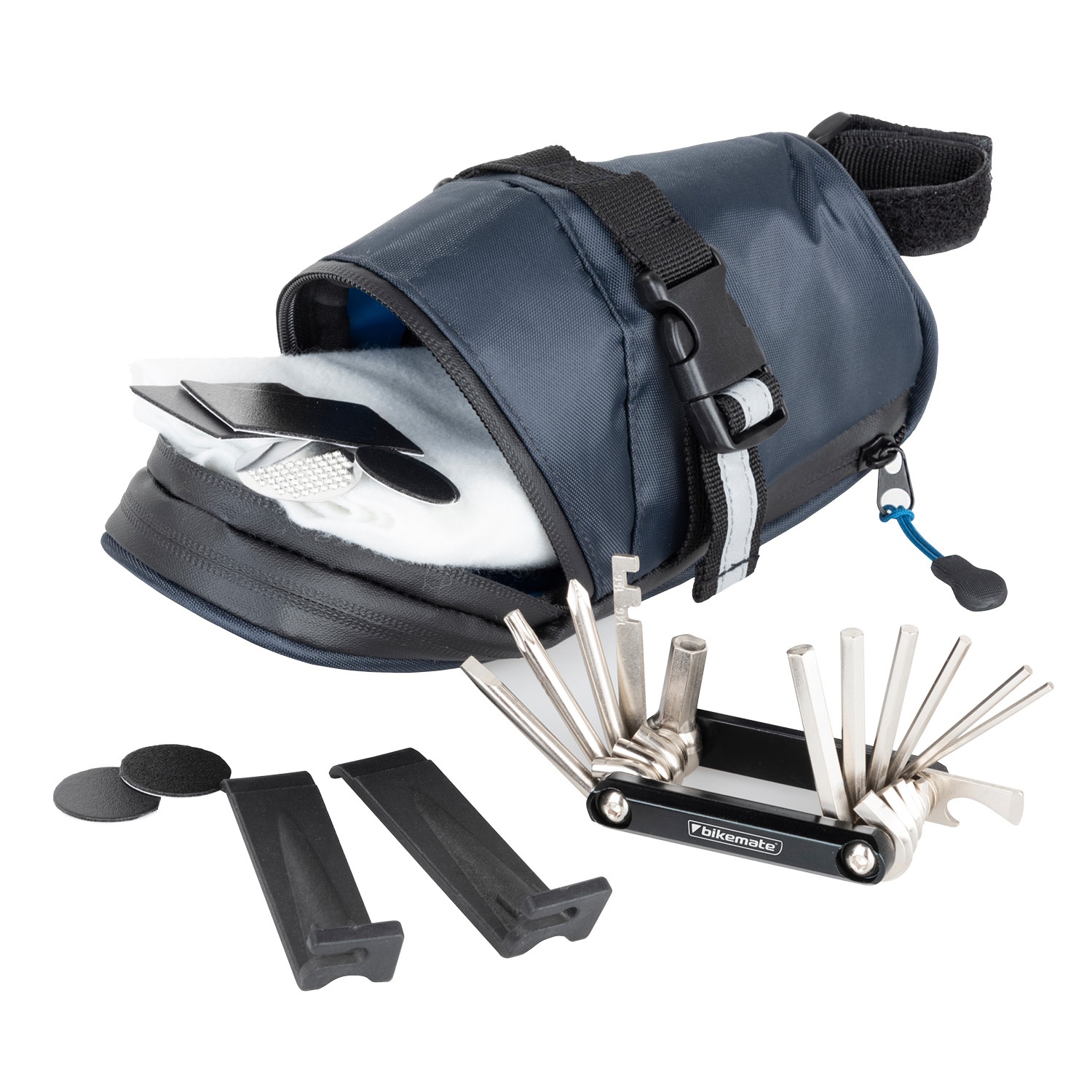 bikemate® Mini-Luftpumpe/Fahrrad-Werkzeugtasche