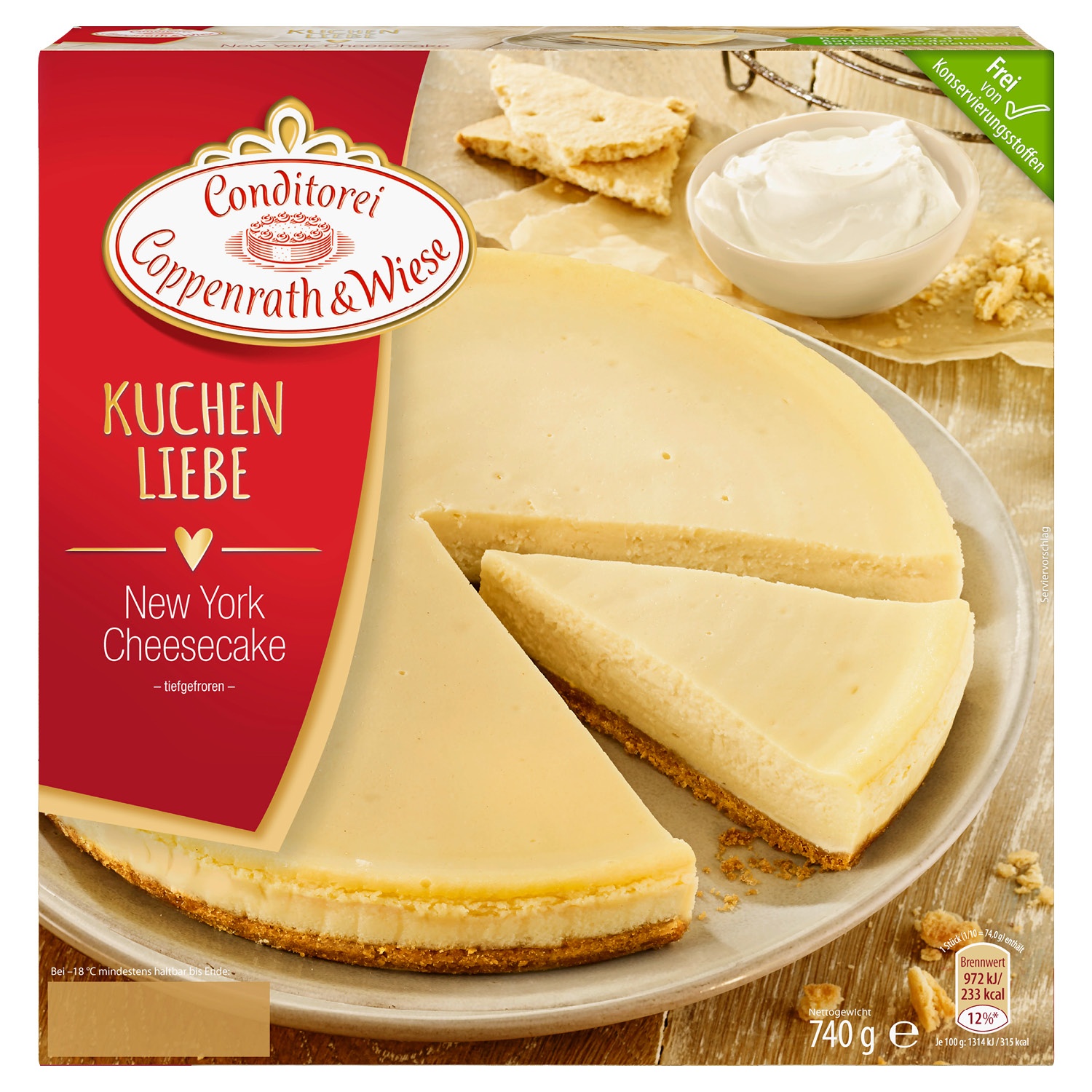 CONDITOREI COPPENRATH & WIESE Kuchenliebe 740 g ALDI SÜD