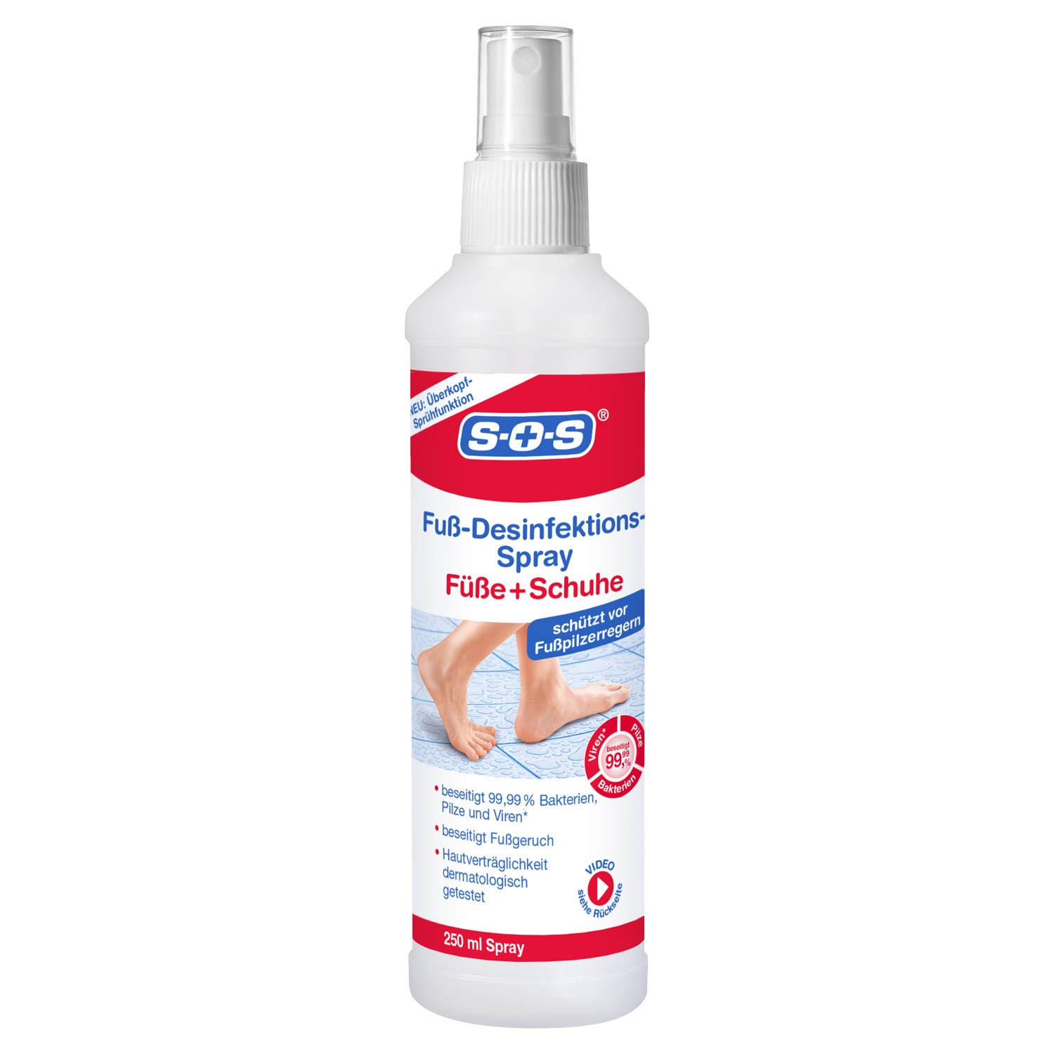 SOS® Fuß-Desinfektions-Spray 250 ml