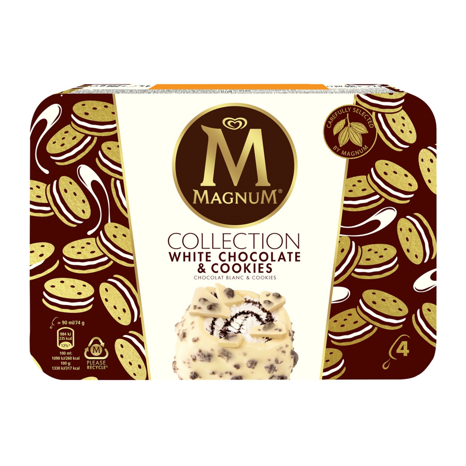 Magnum Collection White Chocolate & Cookies  360 ml