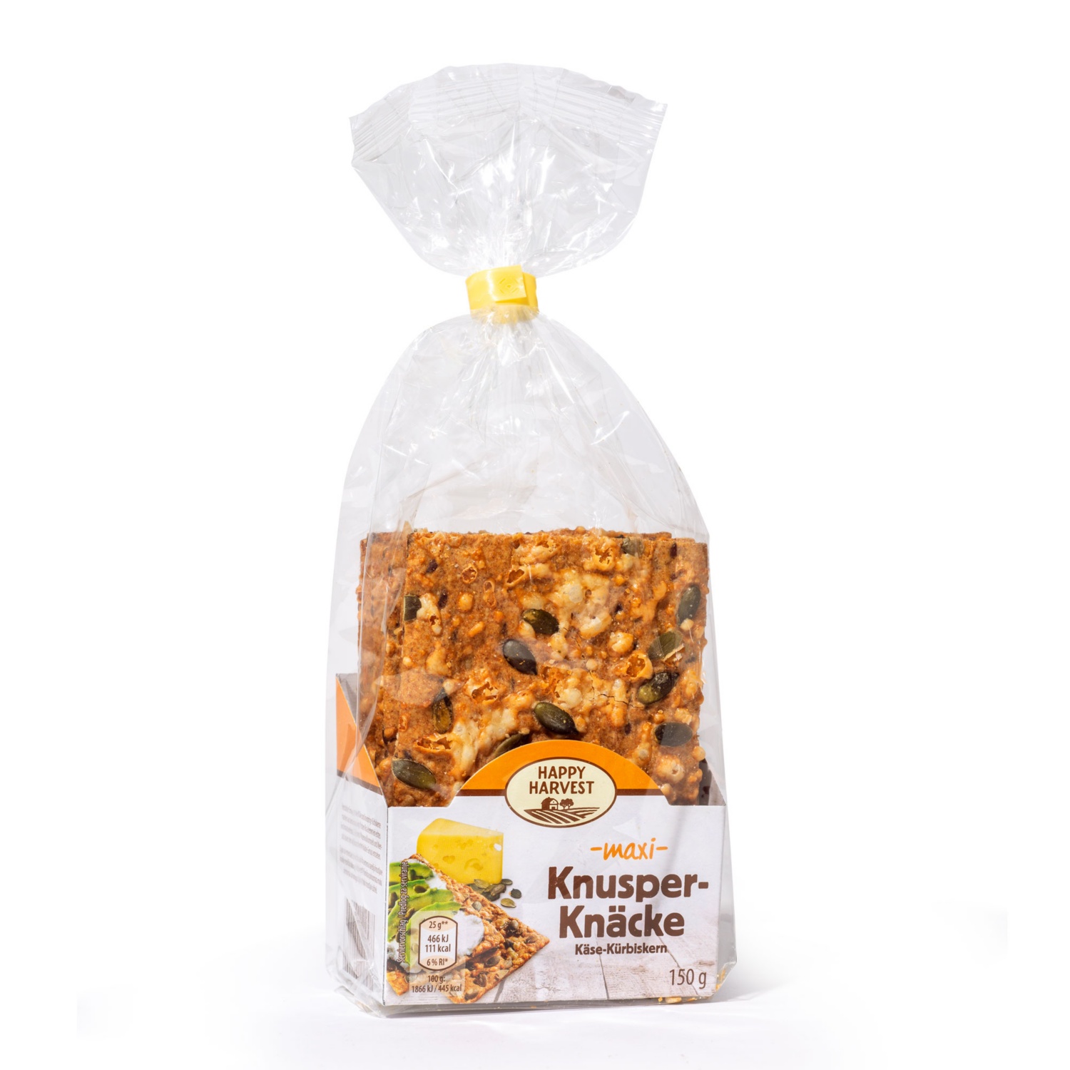 HAPPY HARVEST Knusper-Knäcke, Käse-Kürbiskern Maxi
