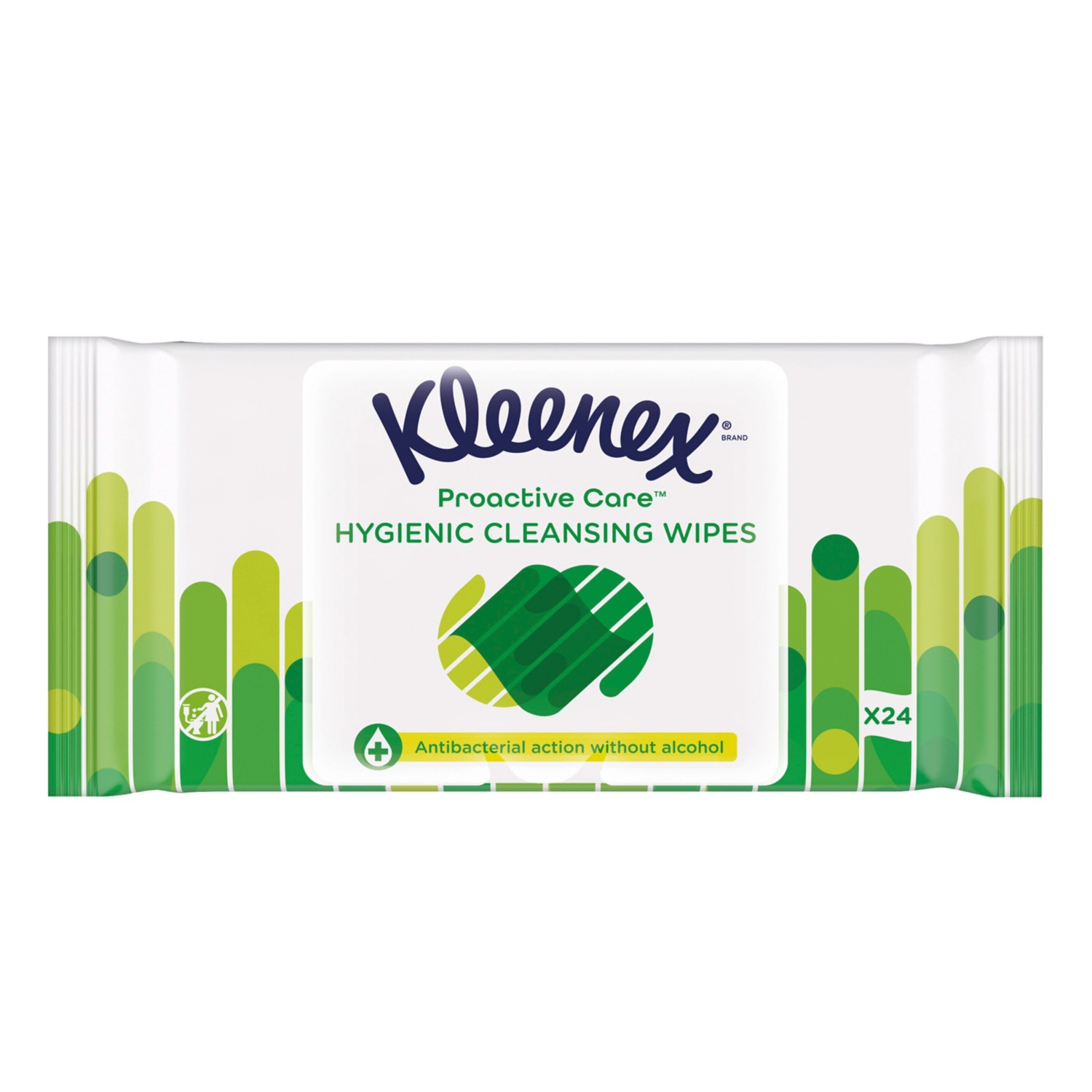 Kleenex® Proactive Care™ Hygienische Feuchttücher