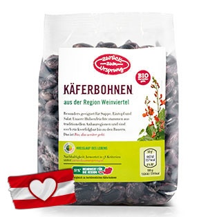 ZURÜCK ZUM URSPRUNG BIO-Käferbohnen, Bonela
