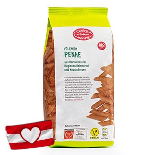 ZURÜCK ZUM URSPRUNG BIO-Vollkornteigwaren, Penne