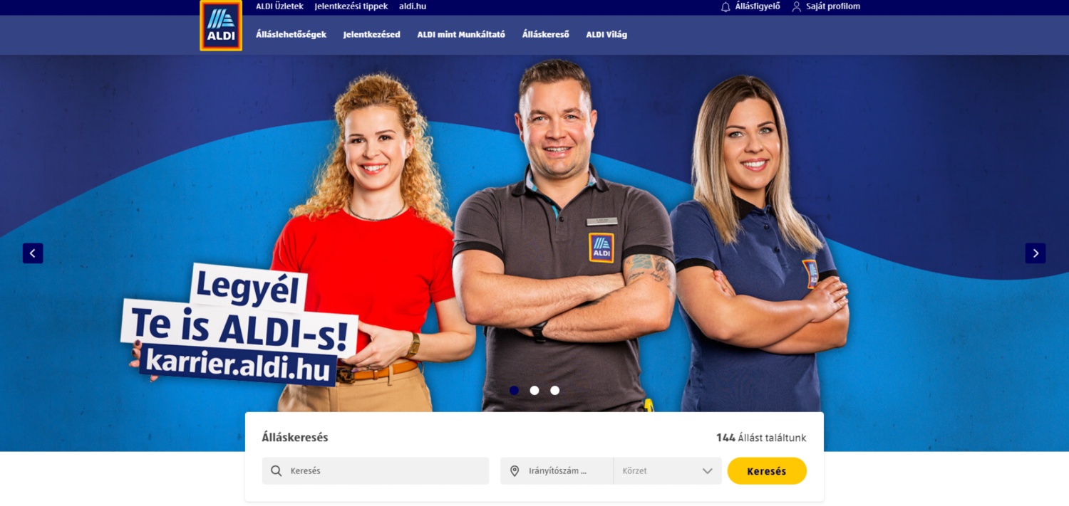 Megújult az ALDI Karrier oldala