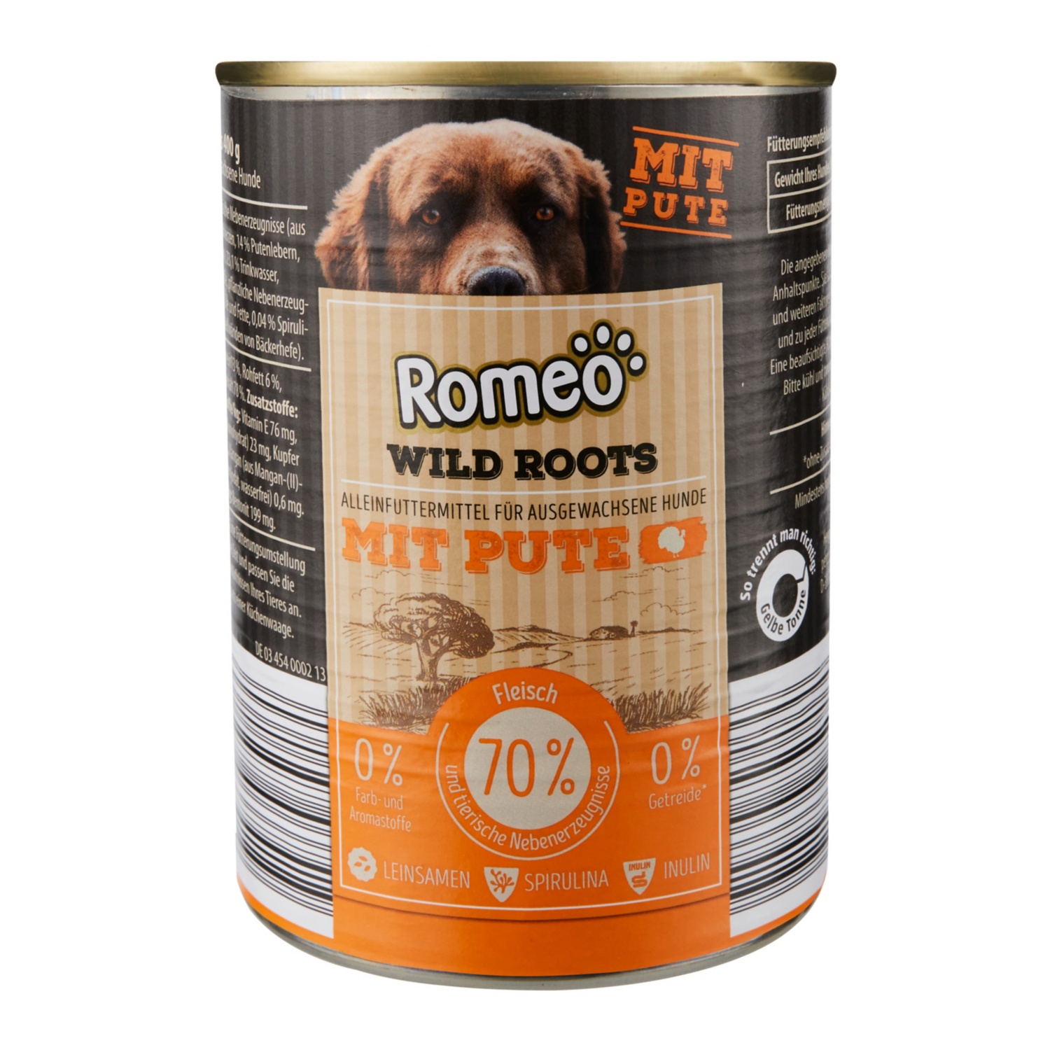 ROMEO WILD ROOTS Hundenassfutter 400 g