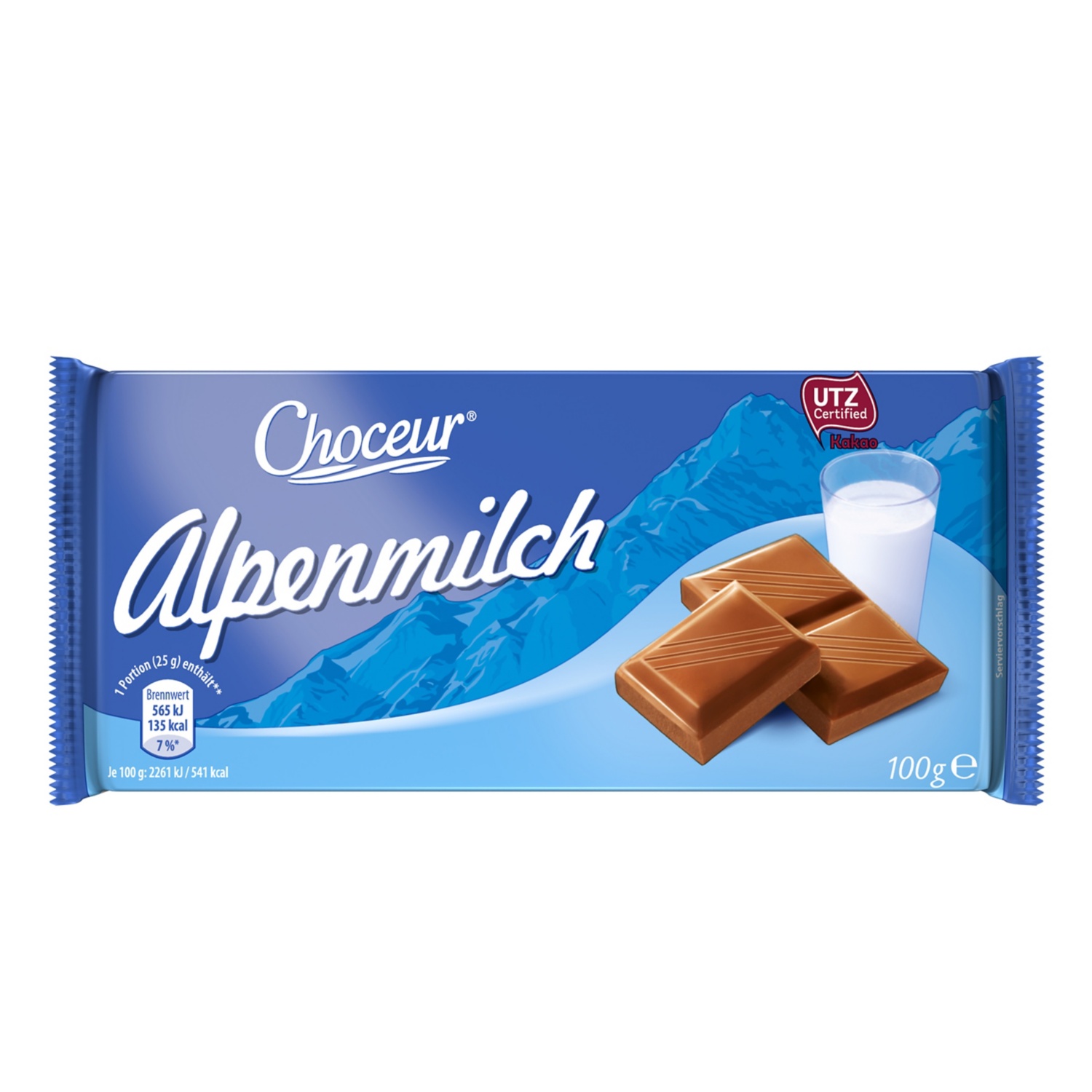 CHOCEUR Vollmilch Schokolade 100 g