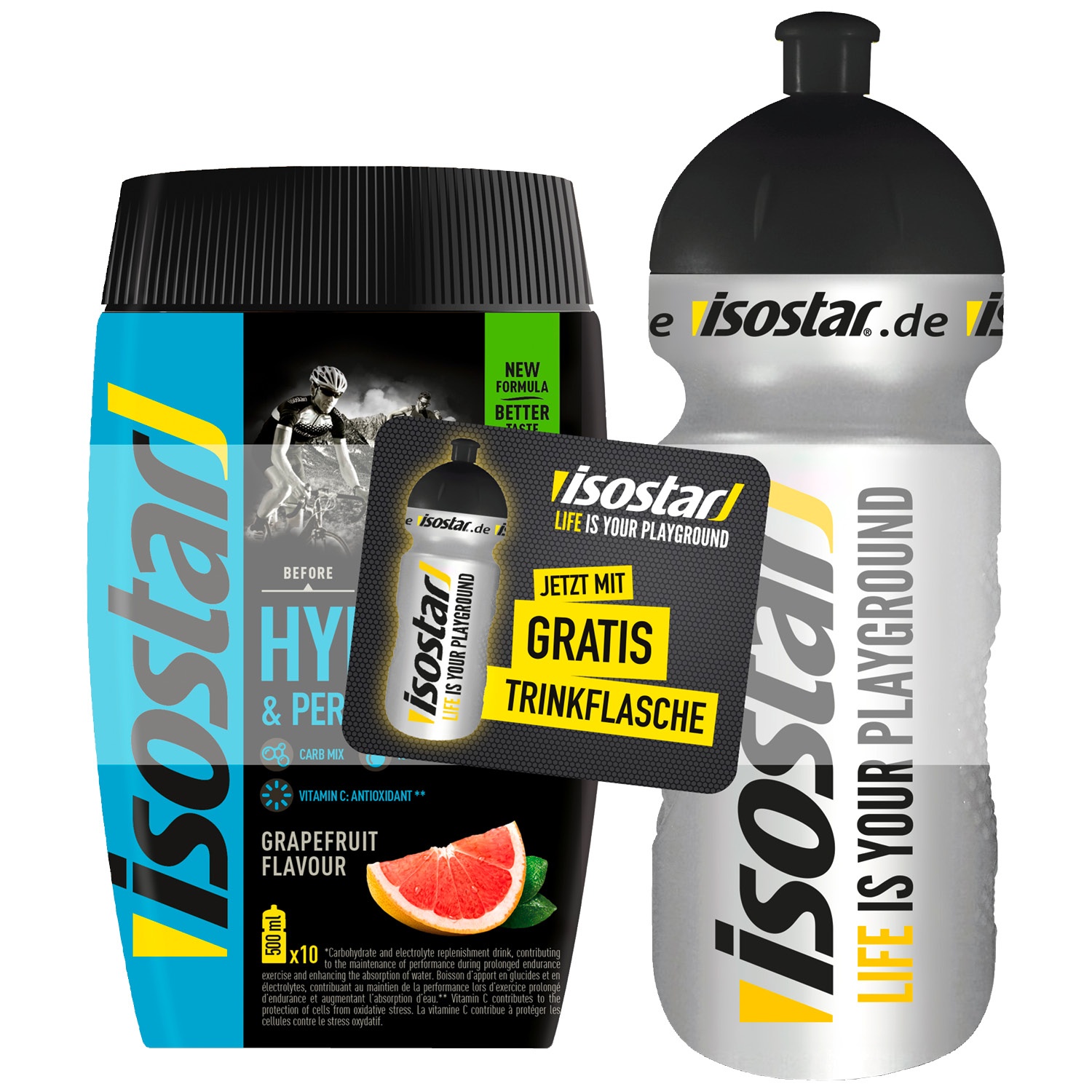 isostar Hydrate & Perform Grapefruit 400g