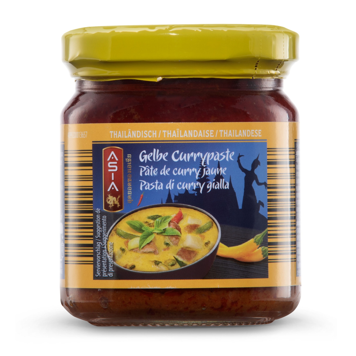 ASIA Curry Paste, Gelb HOFER