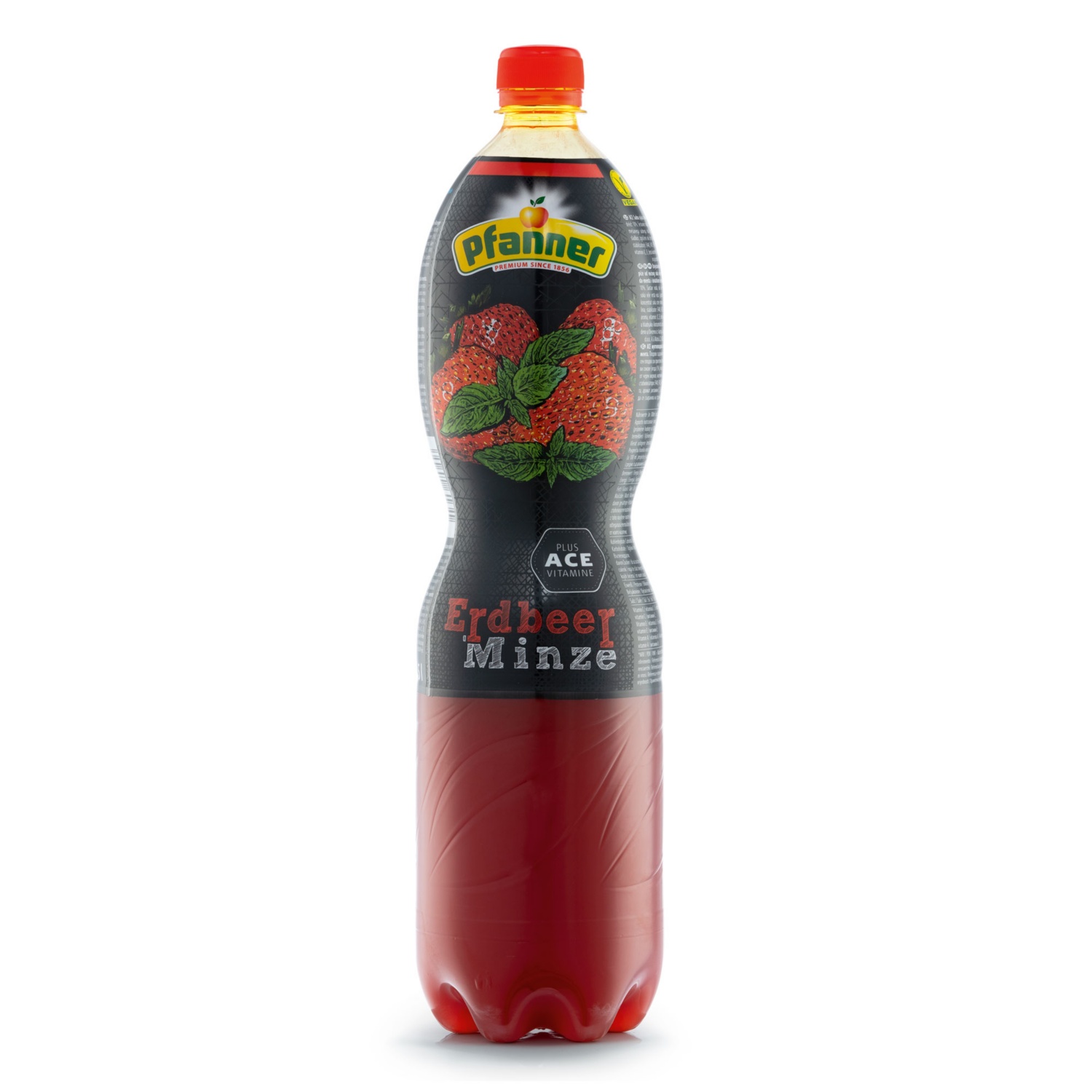 PFANNER Fruchtsaftgetränk, Erdbeer-Minze