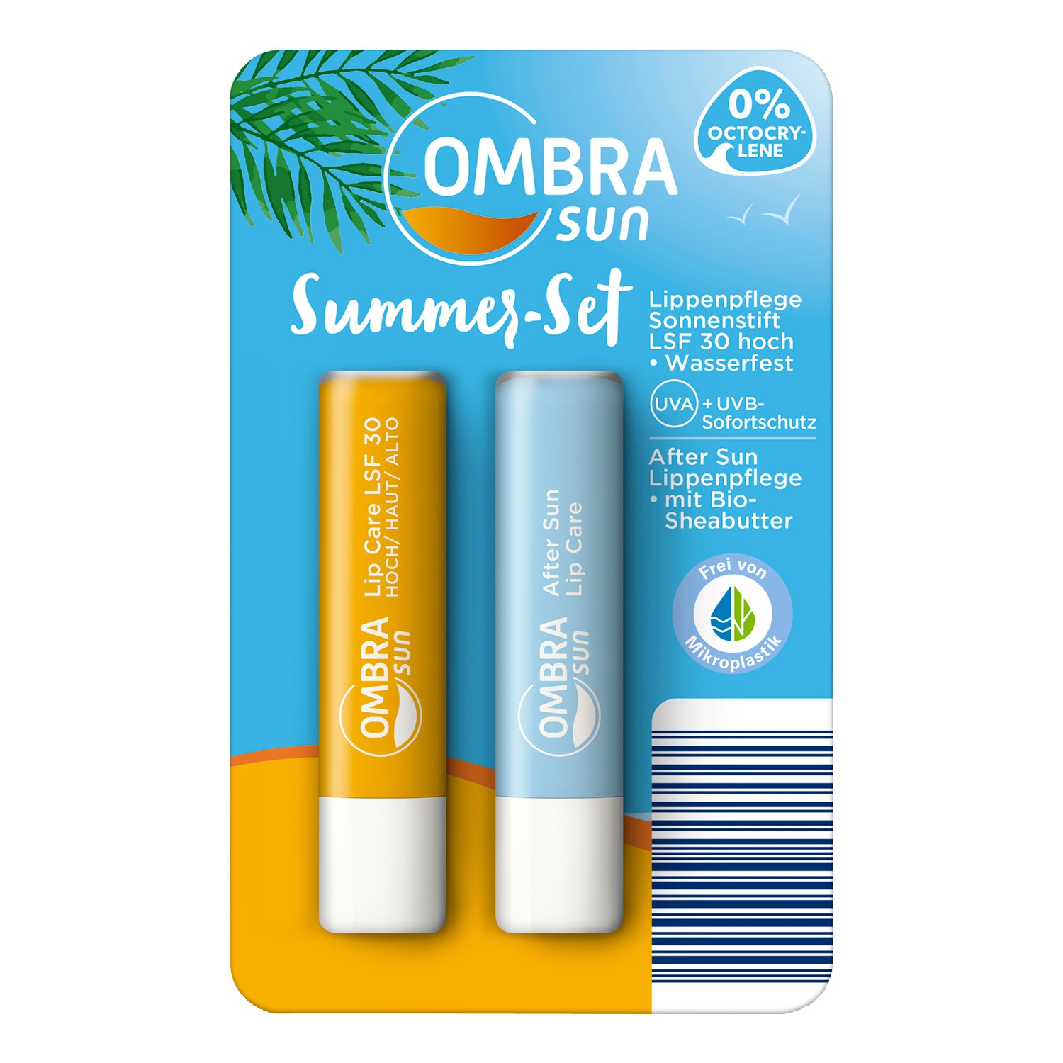 OMBRA sun Lippenpflege Summer-Set 9,6 g