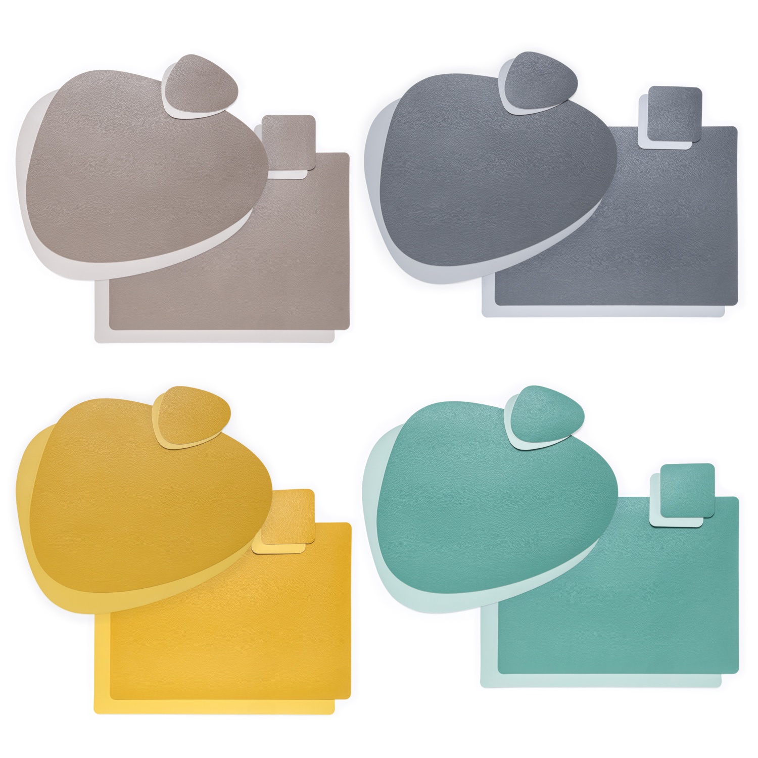 MY LIVING STYLE Platzset Lederoptik