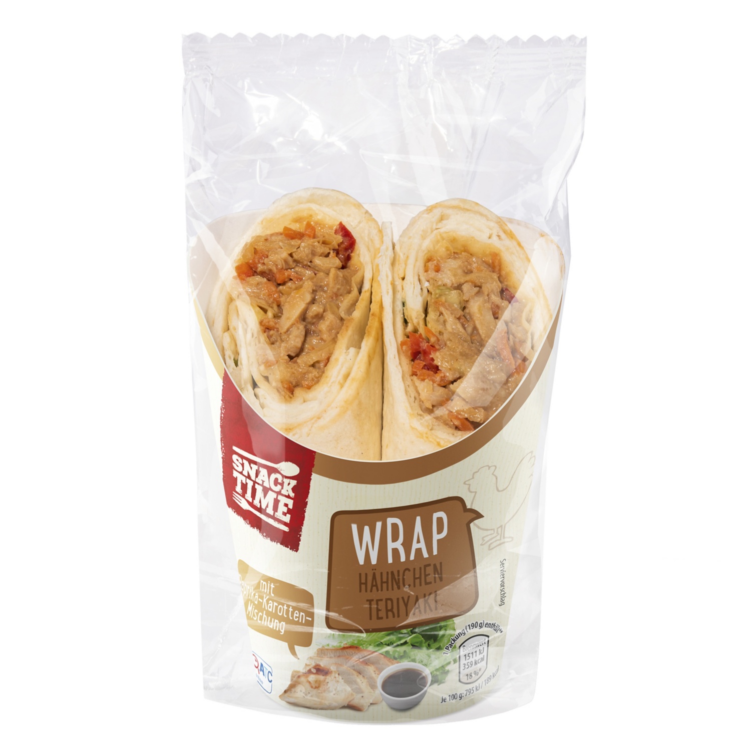 Snack Time Wraps 190 g
